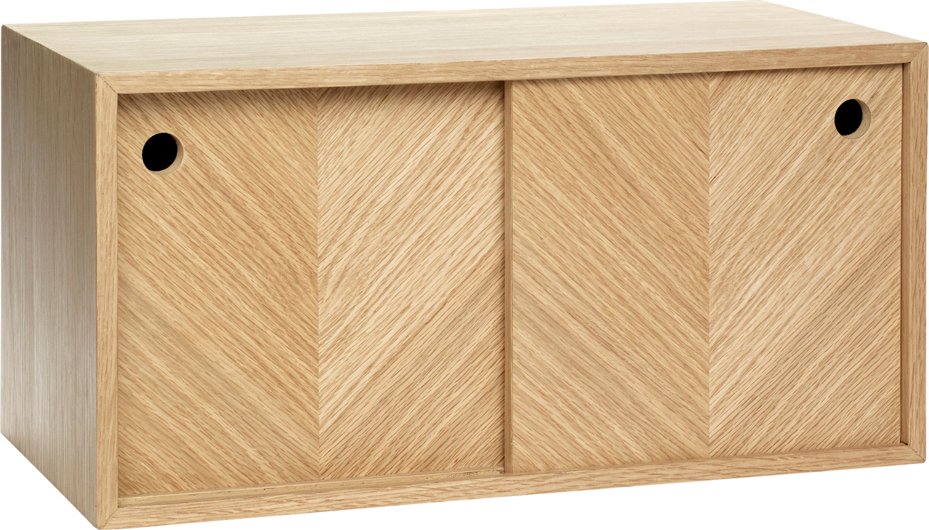 Szafka Herringbone dębowa