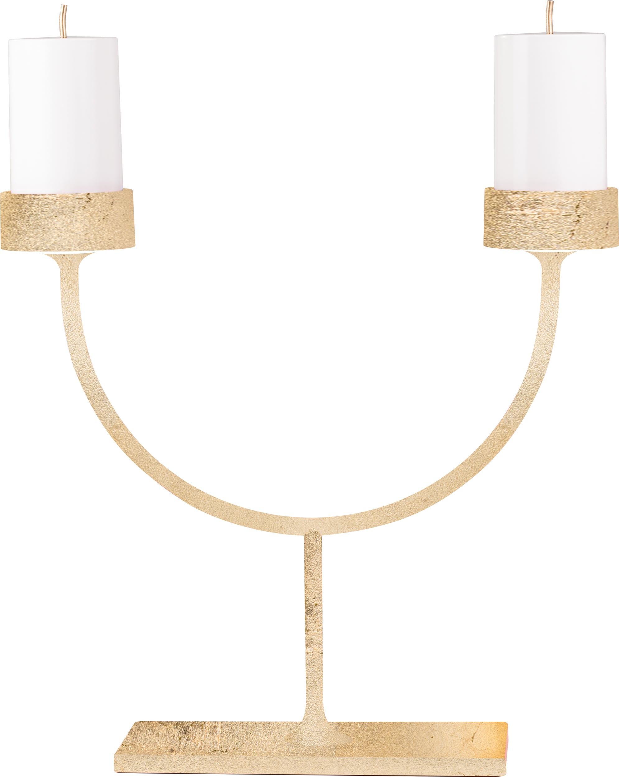 Lampa stołowa bezprzewodowa Perpetua 35 6 cm złota podwójna