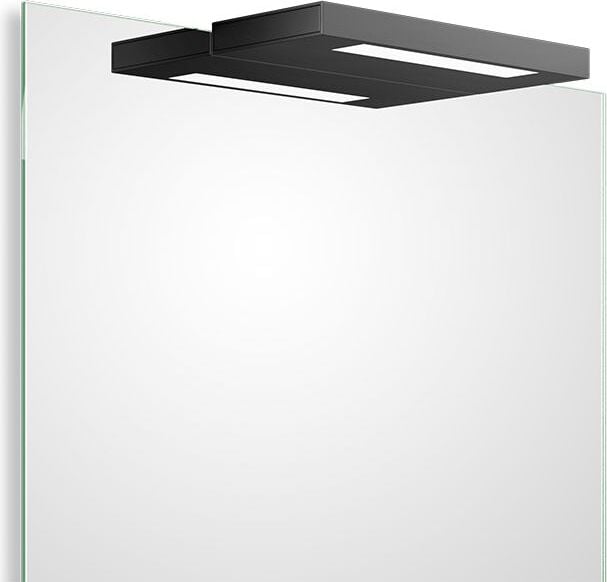 Lampa nad lustro Slim Clip On 24 cm czarny mat