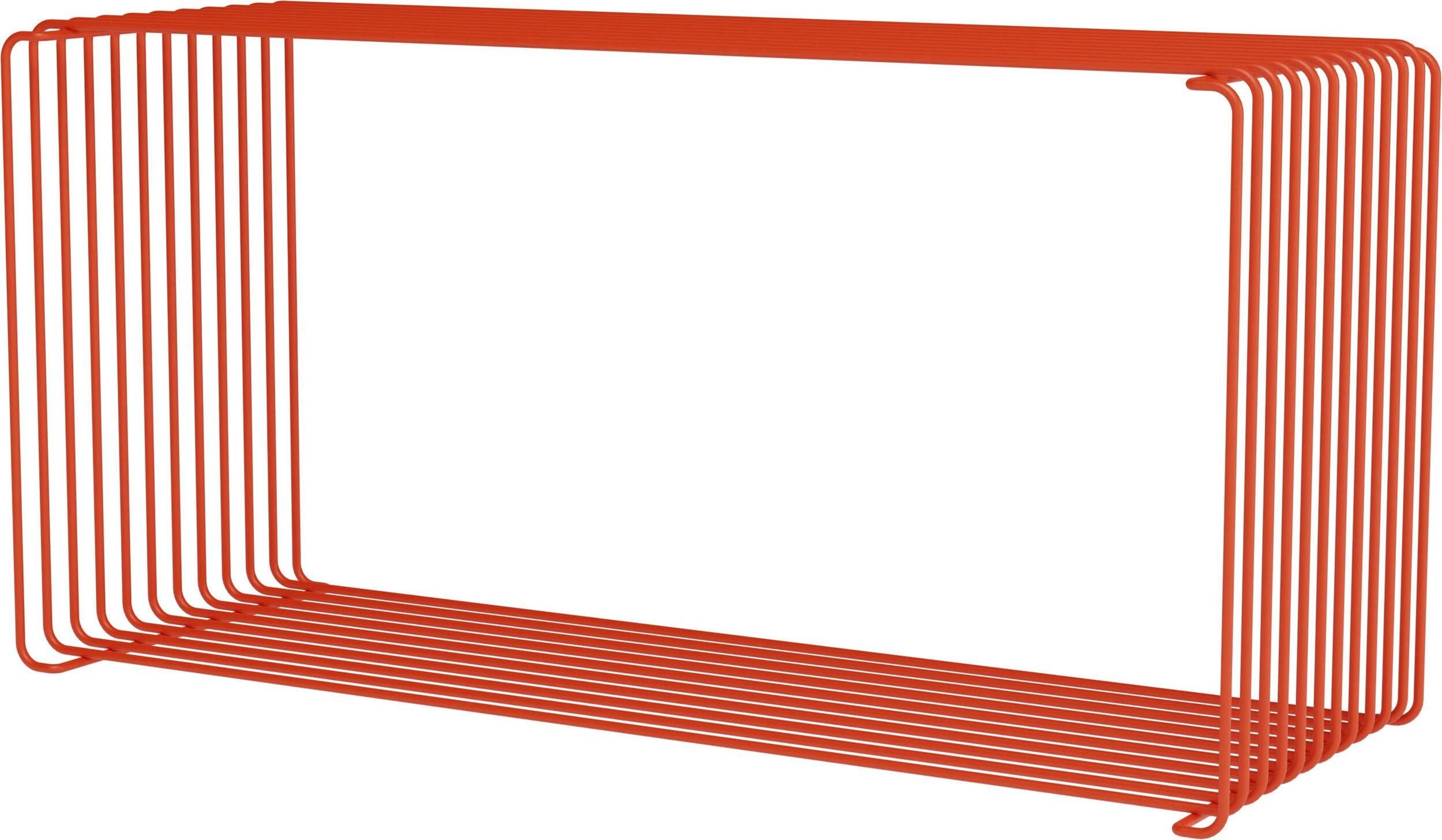 System modułowy Panton Wire 70 x 25 7 x 34 8 cm czerwony