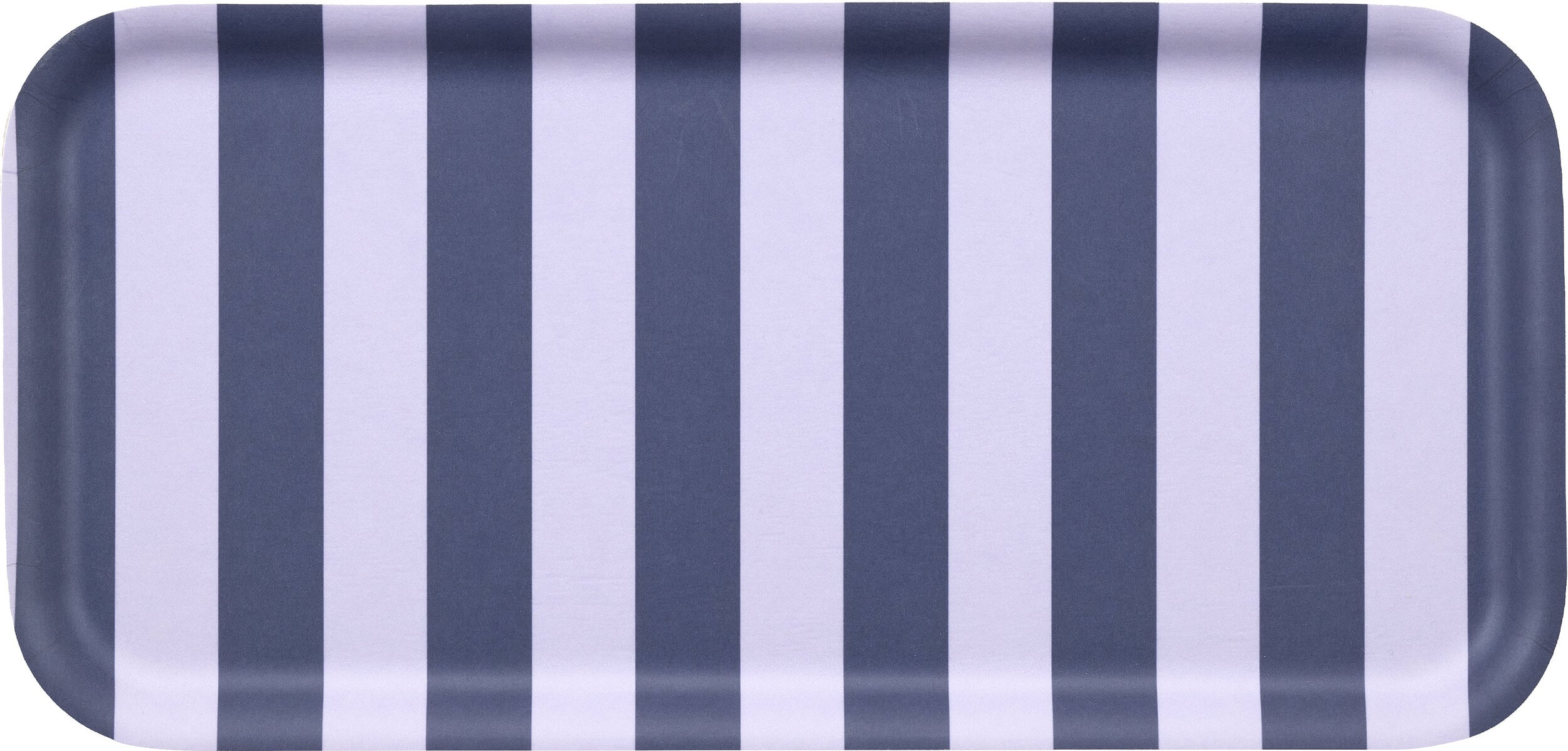 Taca do serwowania Checks & Stripes w pasy 27 x 13 cm fioletowa