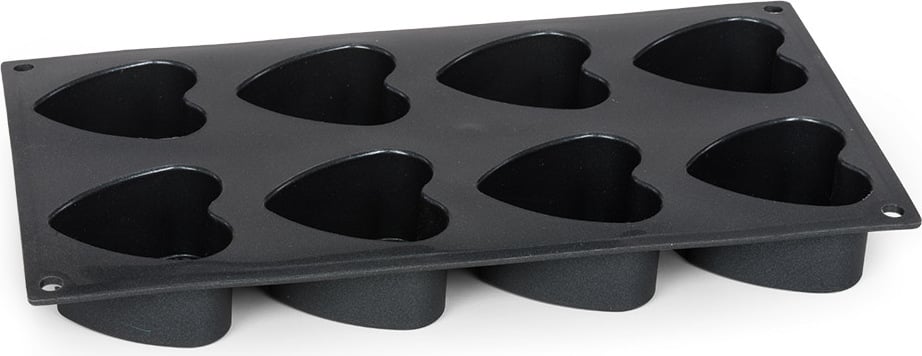 Forma silikonowa do pieczenia Starflex 29 x 17 cm na 6 mini serc