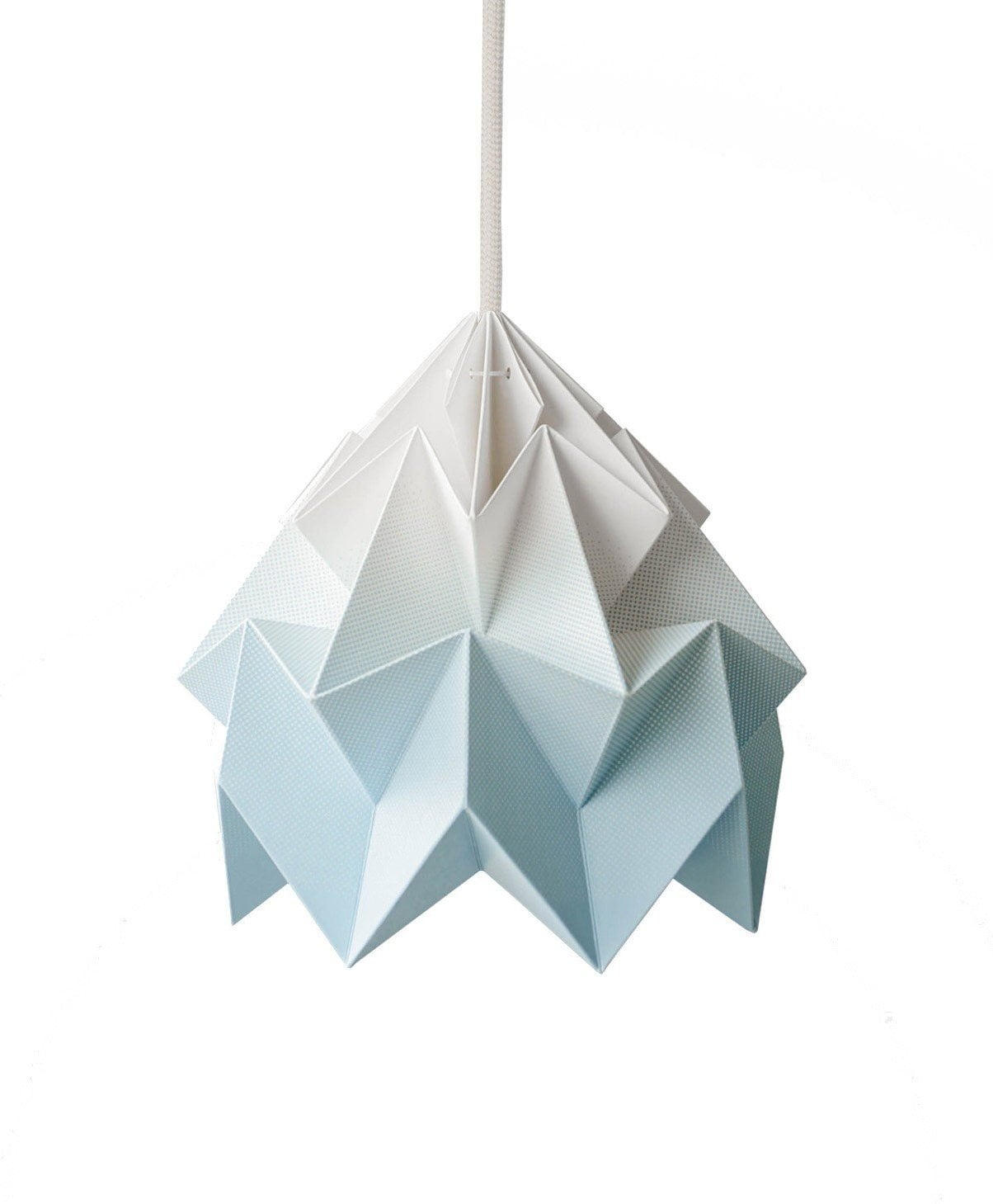 Lampa Moth gradient niebieska