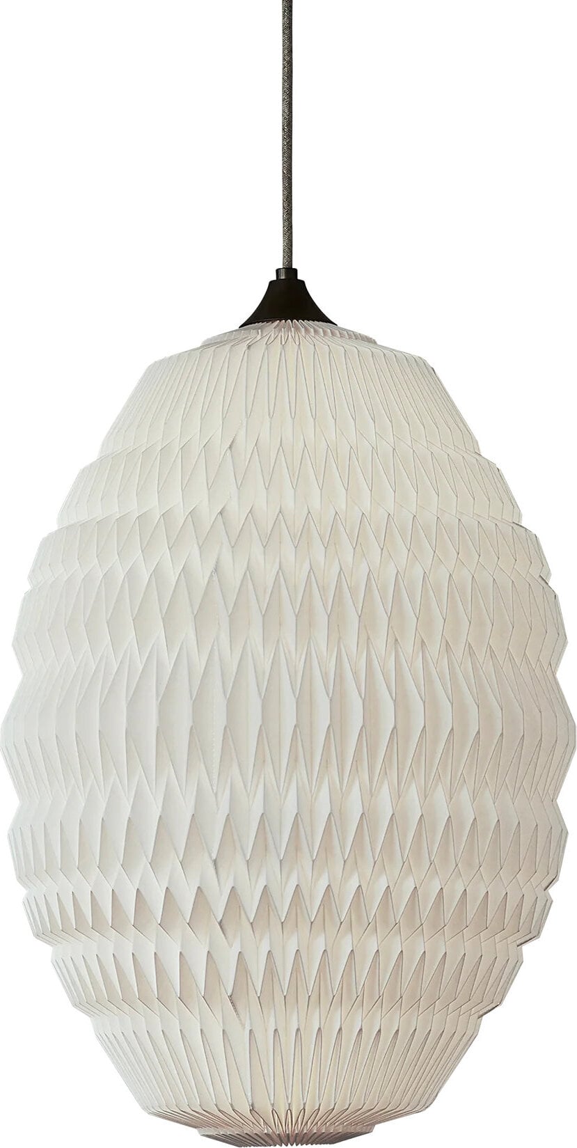 Lampa wisząca Caleo White 2 z papierowym kloszem