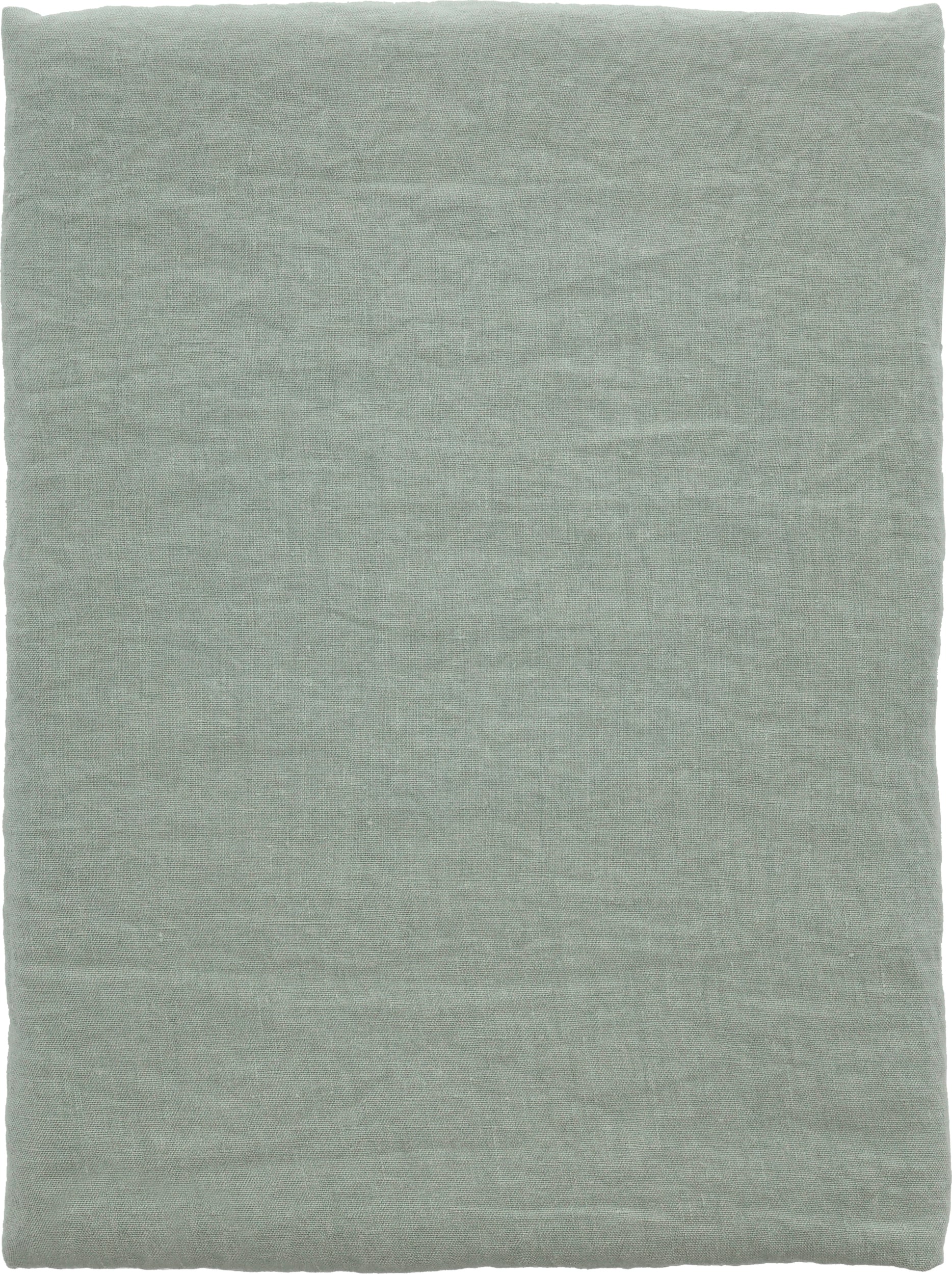 Obrus Pure Linen 160 cm zieleń szałwiowa