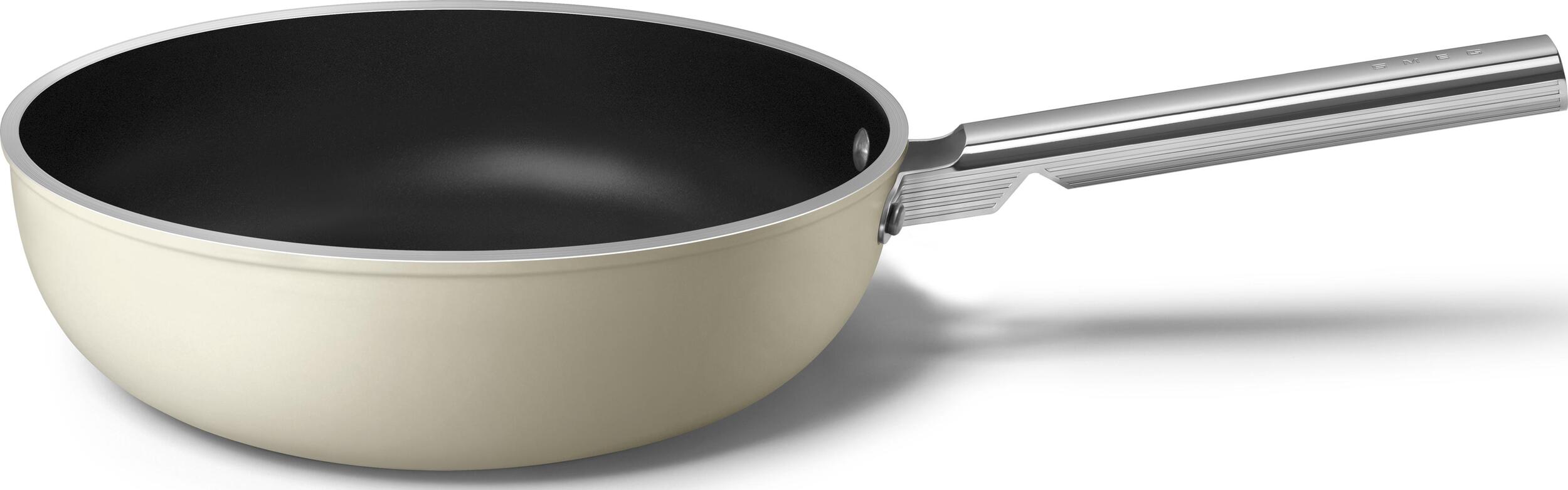 Wok 50's Style II 30 cm kremowy