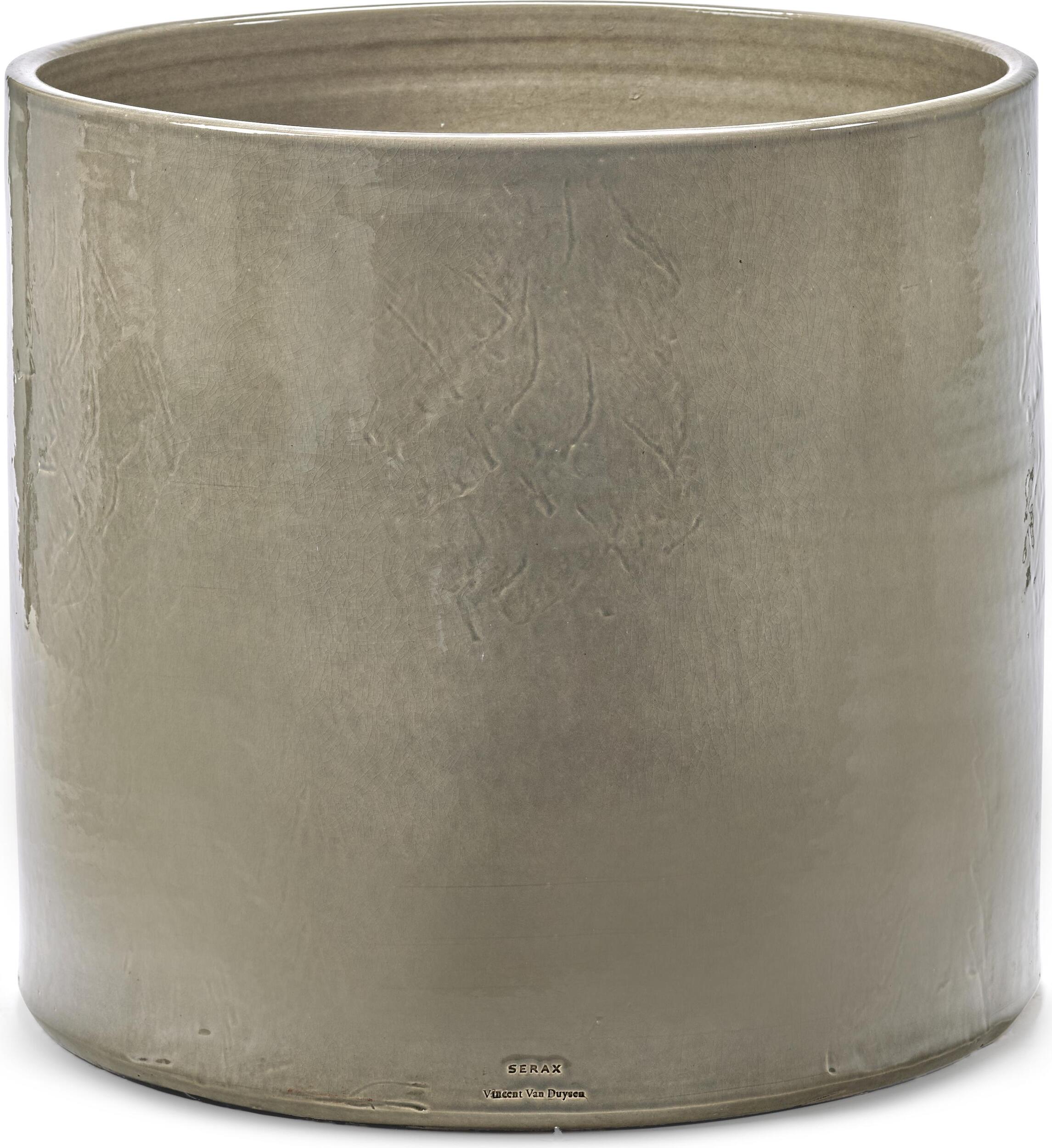 Osłonka na doniczkę Vaso 45 cm szara