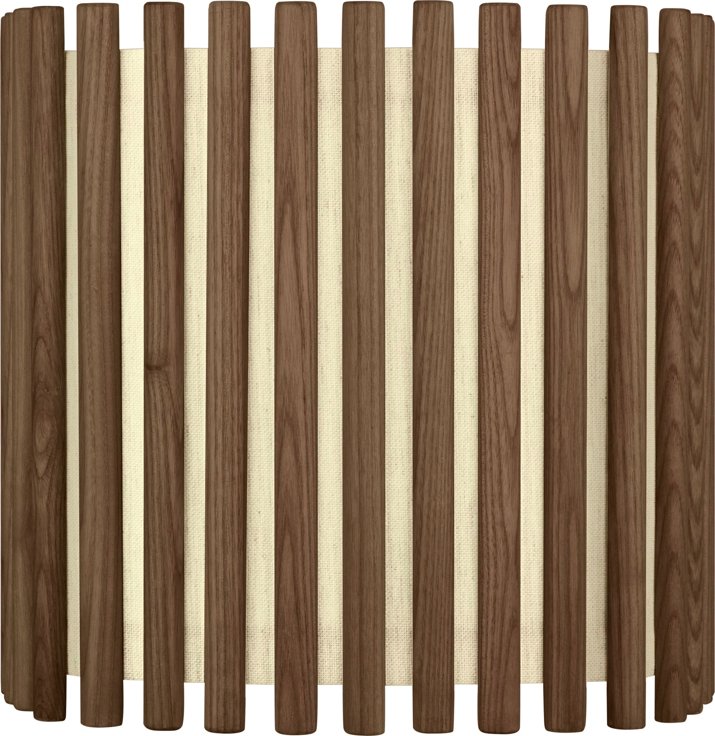 Lampa Komorebi kwadratowa 27 5 cm ciemny dąb