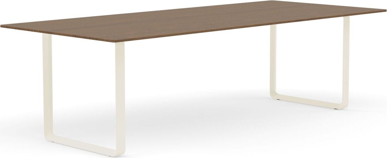 Stół Muuto 255 x 108 cm ciemny dąb nogi piaskowe