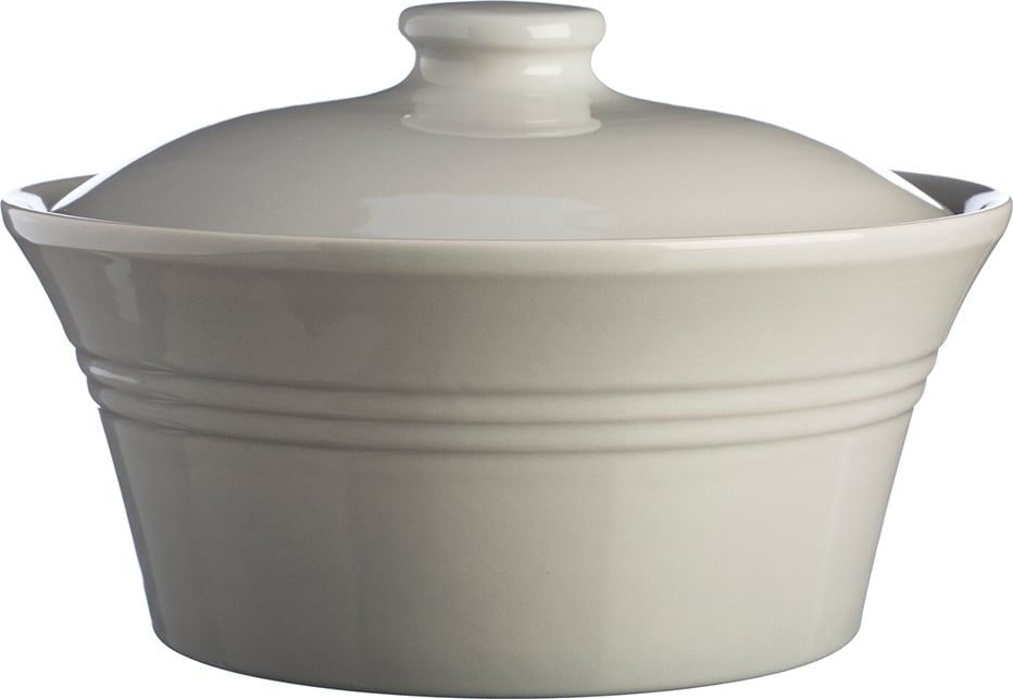 Naczynie do zapiekania i serwowania Classic Kitchen okrągłe 2 5 l szare