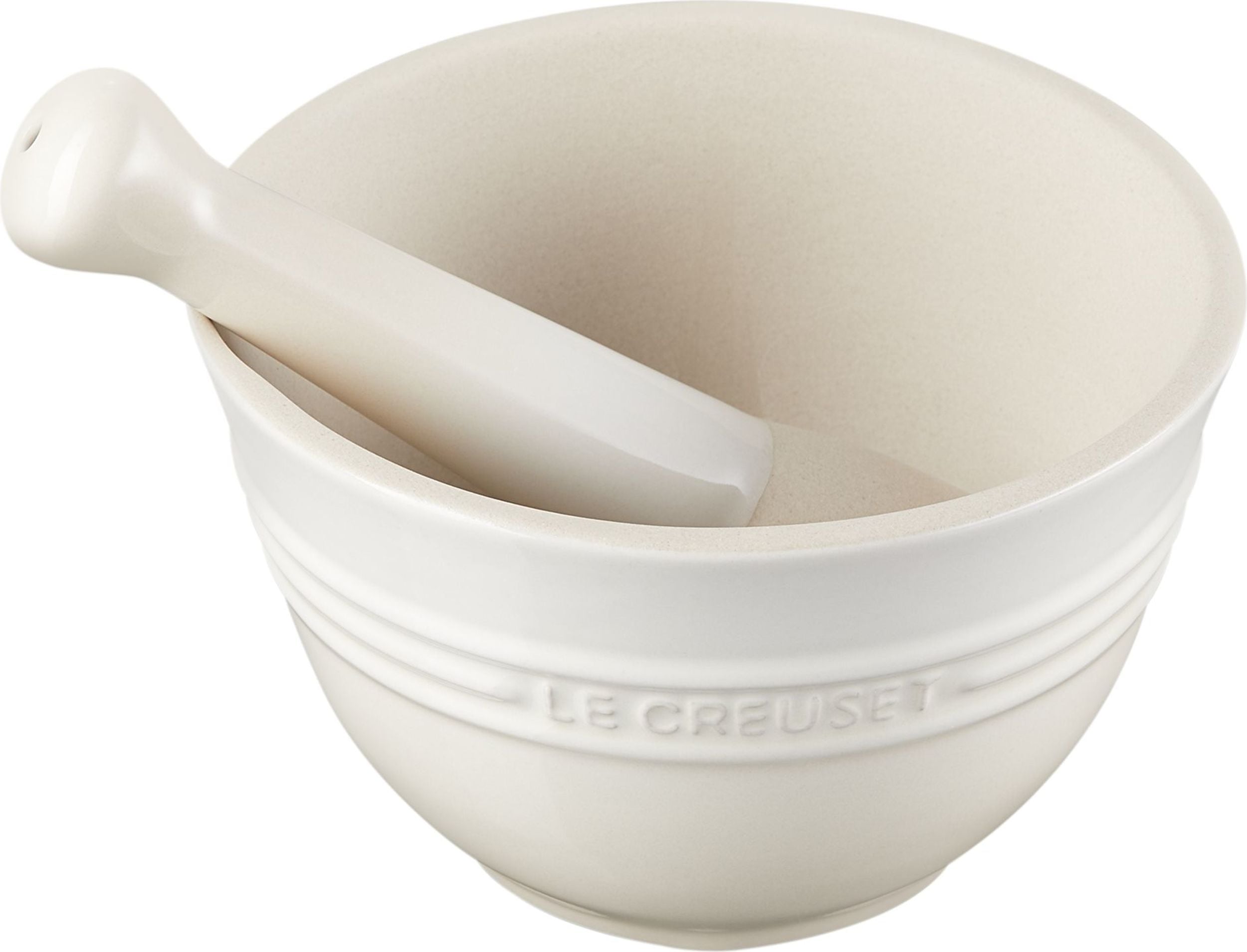 Moździerz Le Creuset beżowy
