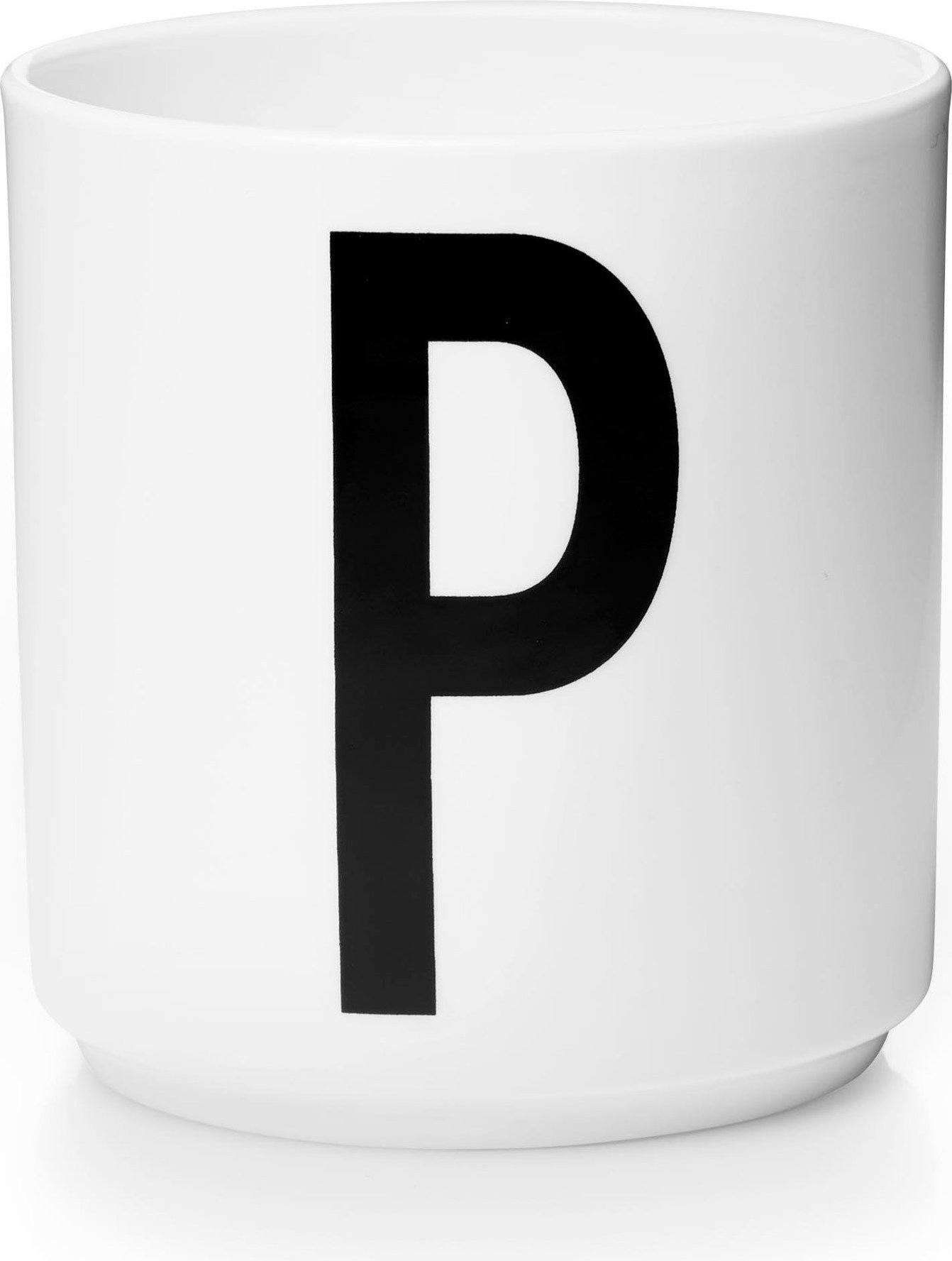 Kubek porcelanowy AJ litera P
