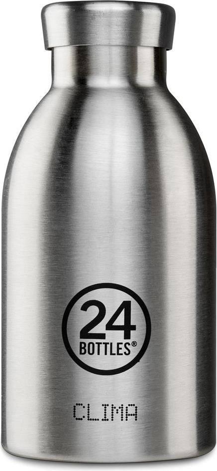 Butelka termiczna Clima Basic 330 ml srebrna