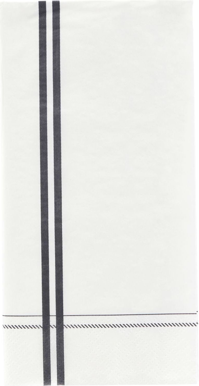 Serwetki papierowe Stripe 12 szt. szare