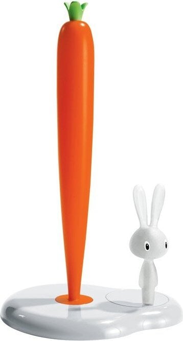 Podajnik na ręczniki papierowe Bunny & Carrot 34 cm biały