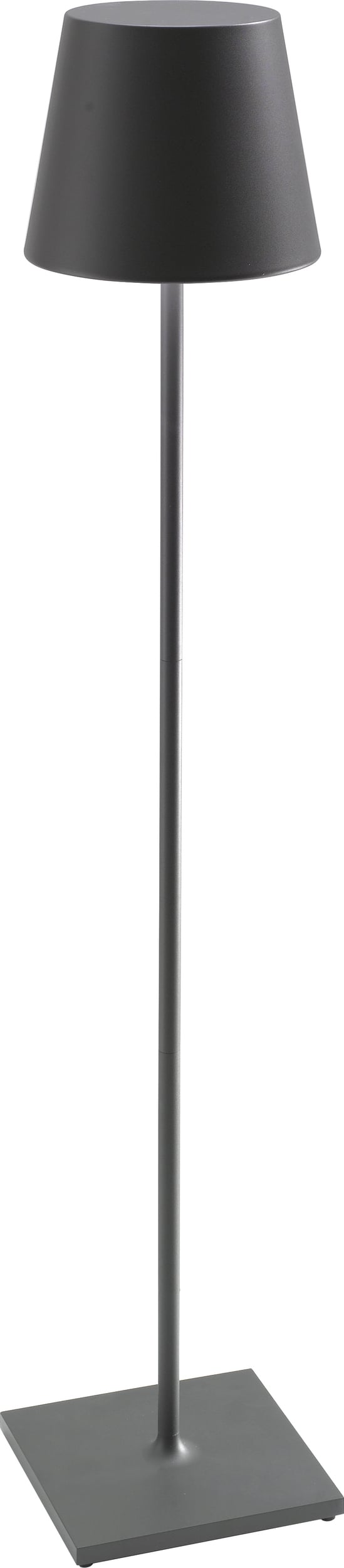 Lampa stojąca Poldina XXL ciemnoszara z regulowaną wysokością