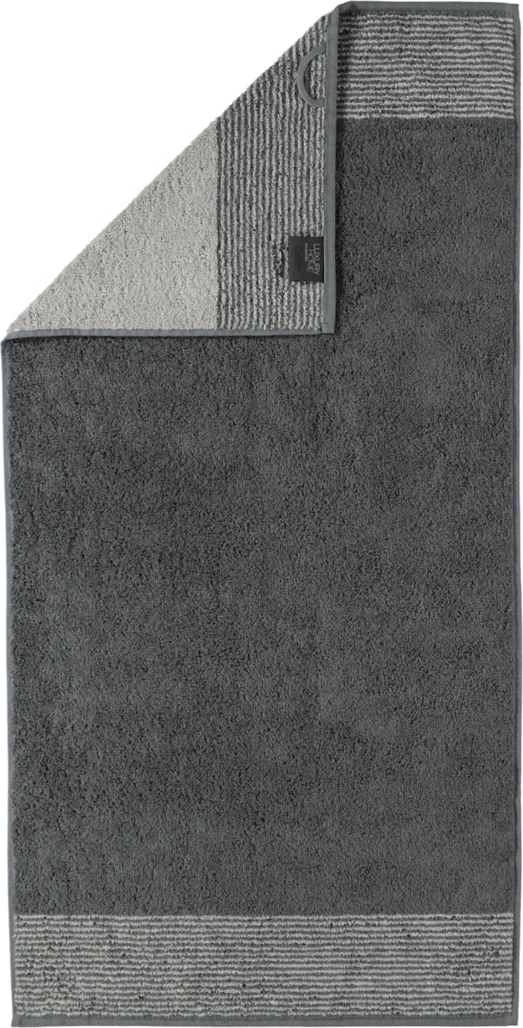 Ręcznik Two-Tone 80 x 200 cm ciemnoszary