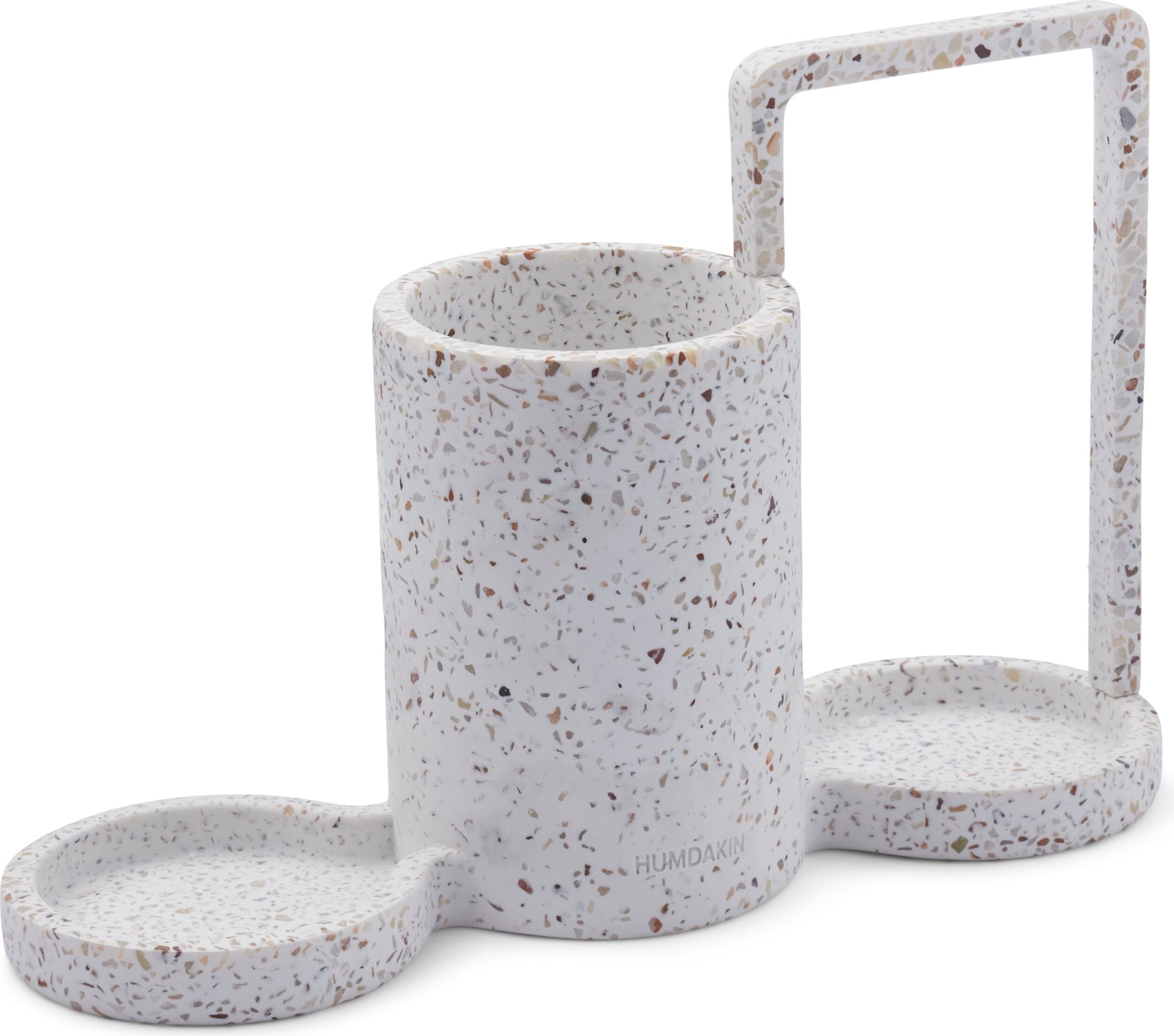 Organizer do zlewu Humdakin Terrazzo duży beżowy