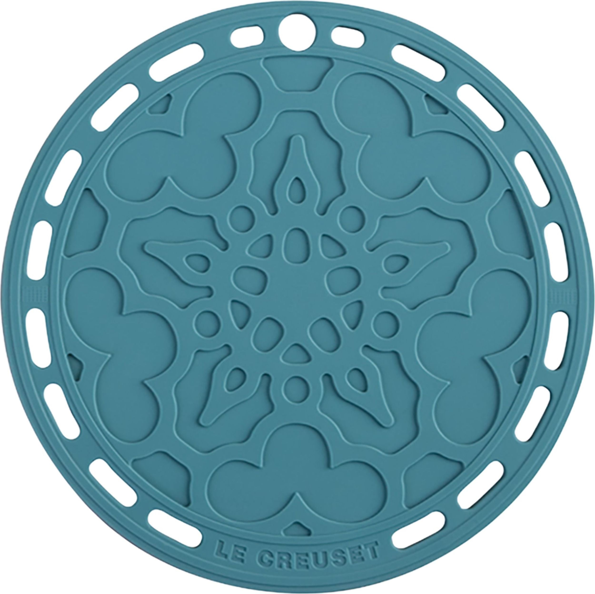 Podstawka pod gorące naczynia Le Creuset z wzorem 20 cm lazurowa