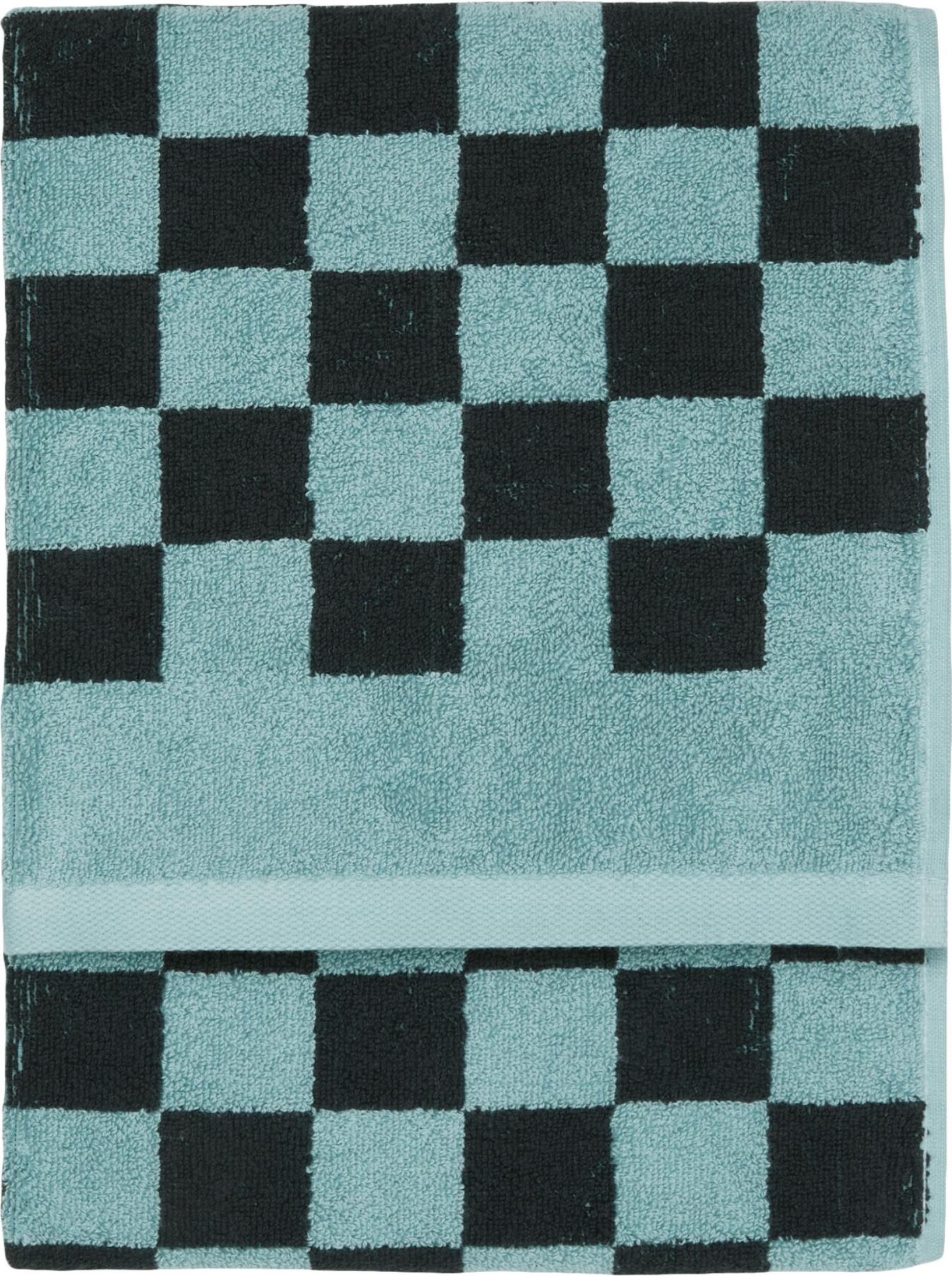 Ręcznik Checker 30 x 50 cm niebiesko-czarny