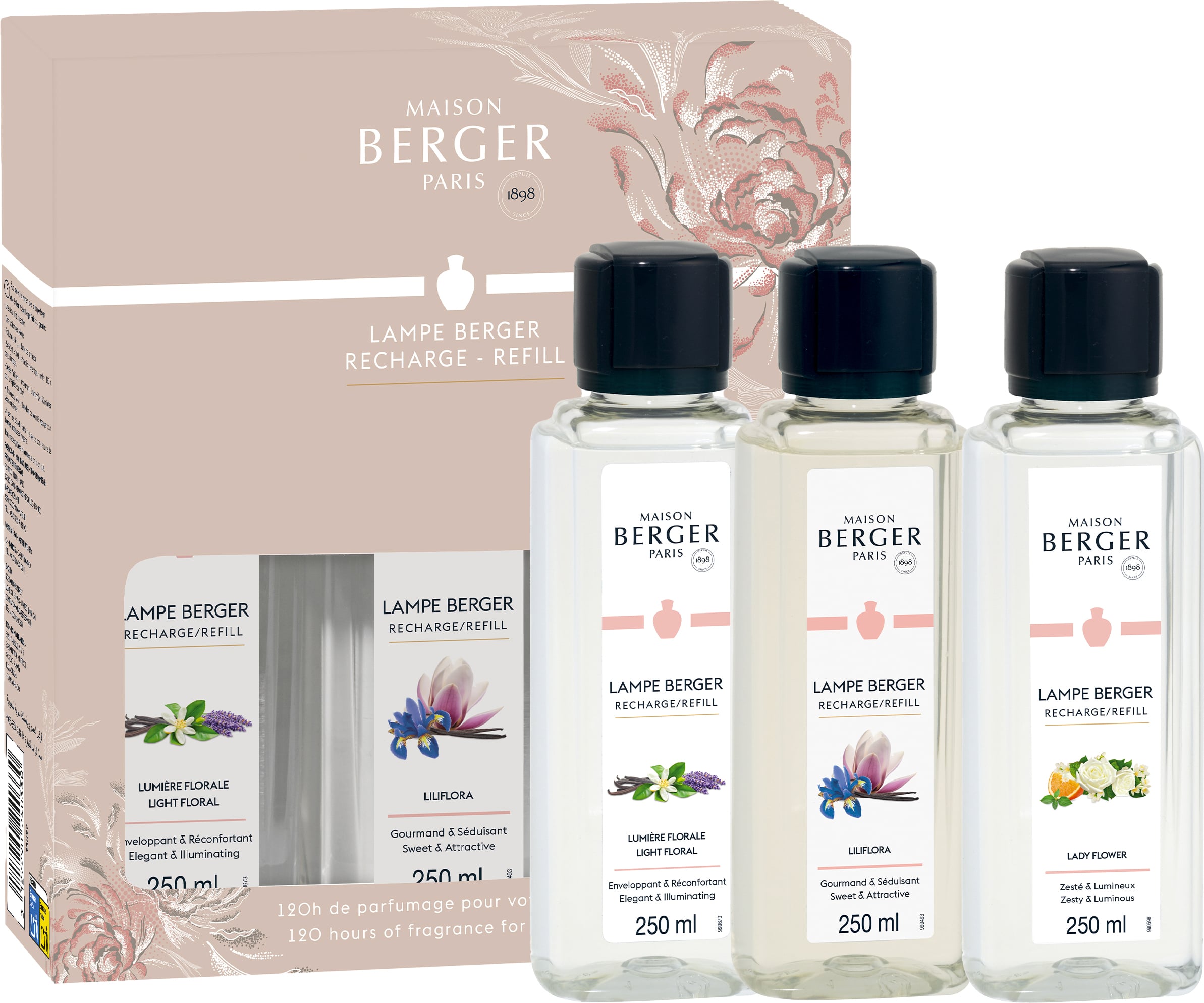 Zapachy do lampy katalitycznej Light Flower & Liliflora & Lady Flower 3 szt.