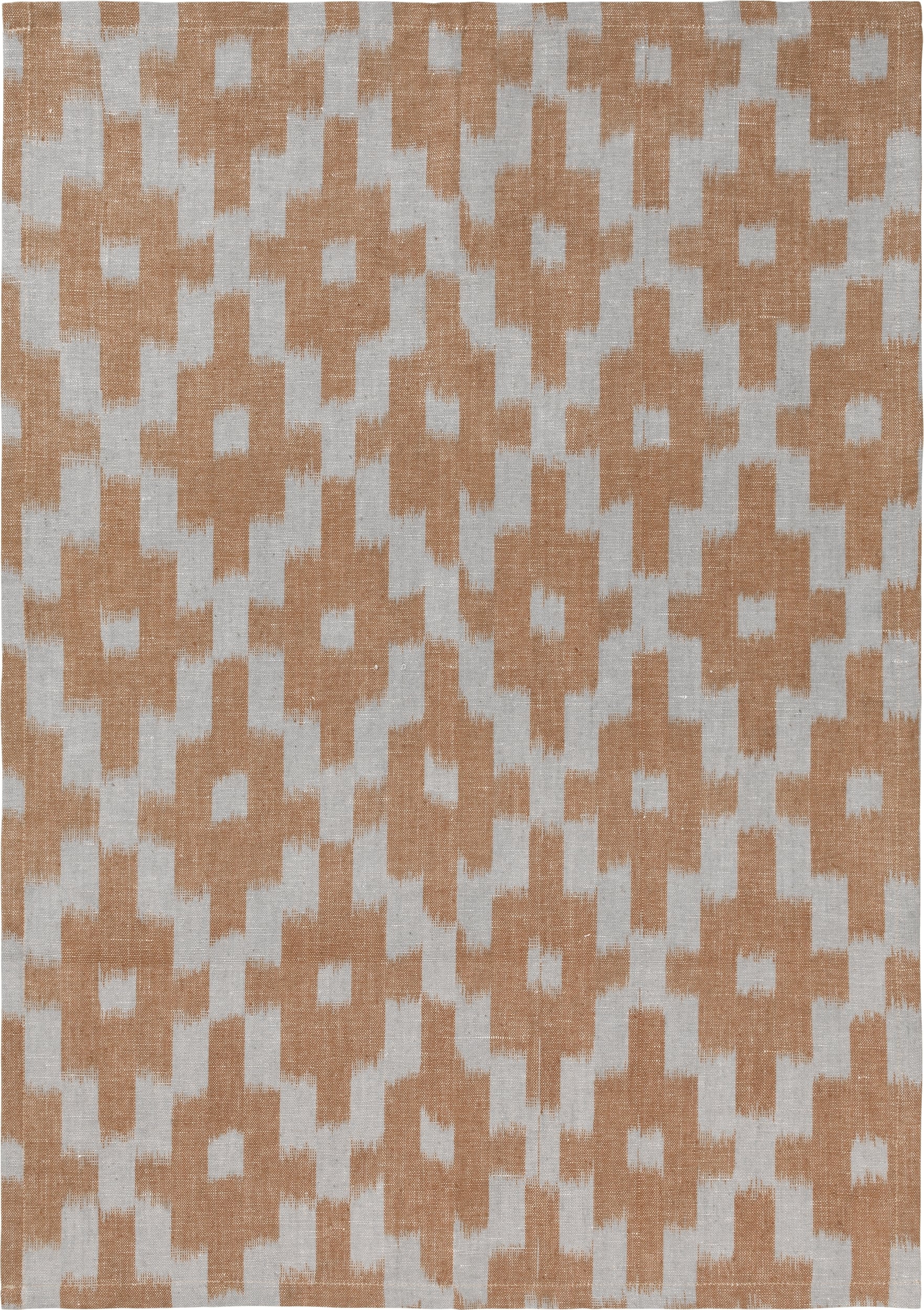 Ścierka kuchenna Ikat 50 x 70 cm pomarańczowo-niebieska