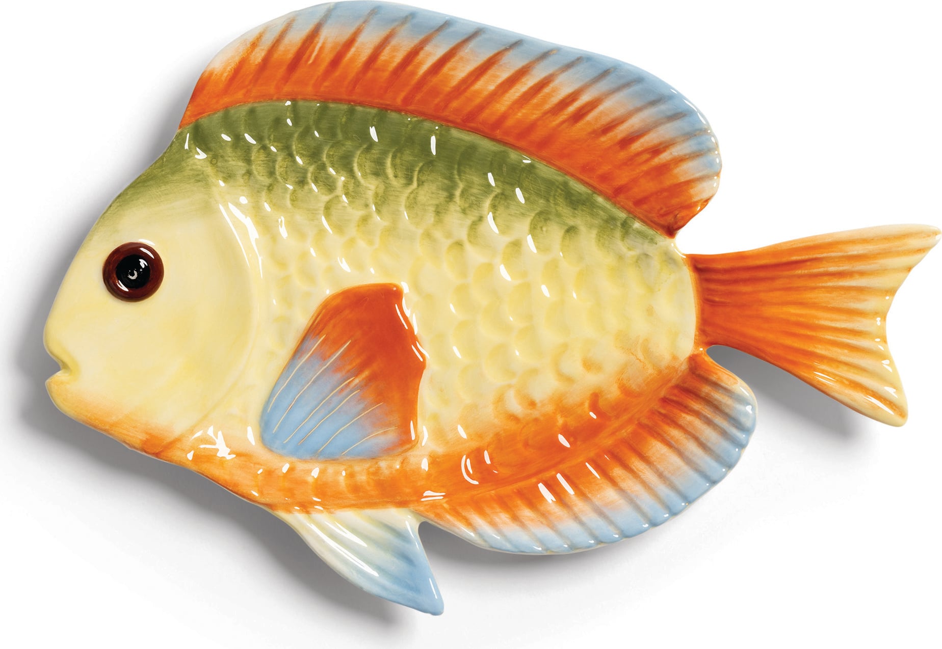 Talerz do serwowania Fish Rainbow 17 x 25 5 cm