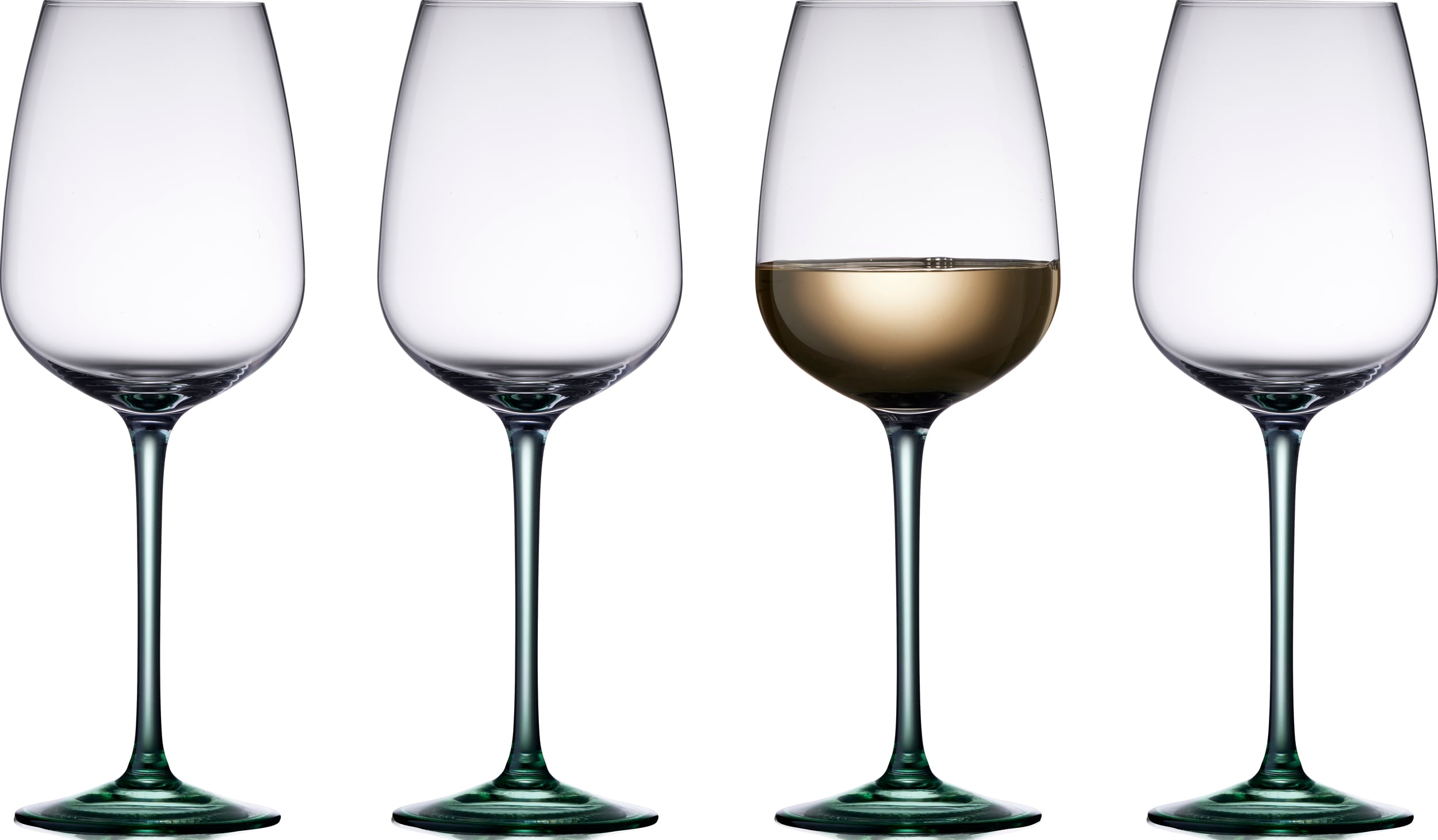 Kieliszki do wina Vienna 530 ml zielone 4 szt.