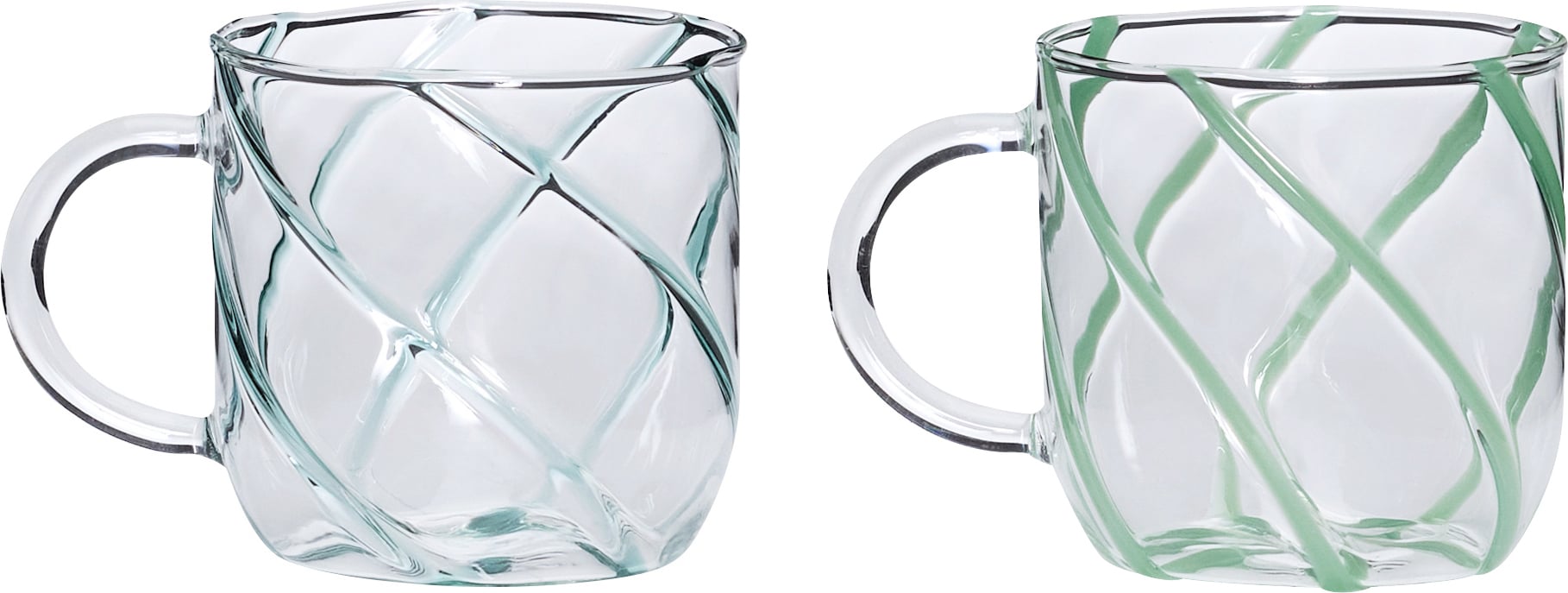 Szklanki Kiosk 450 ml zielone 2 szt.