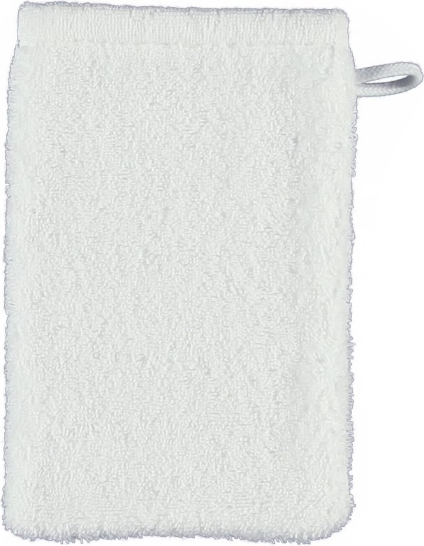 Rękawica kąpielowa Lifestyle Sport gładka 16 x 22 cm biała