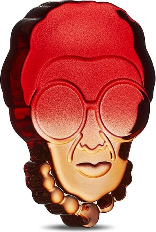 Przycisk do papieru Iris Apfel czerwony