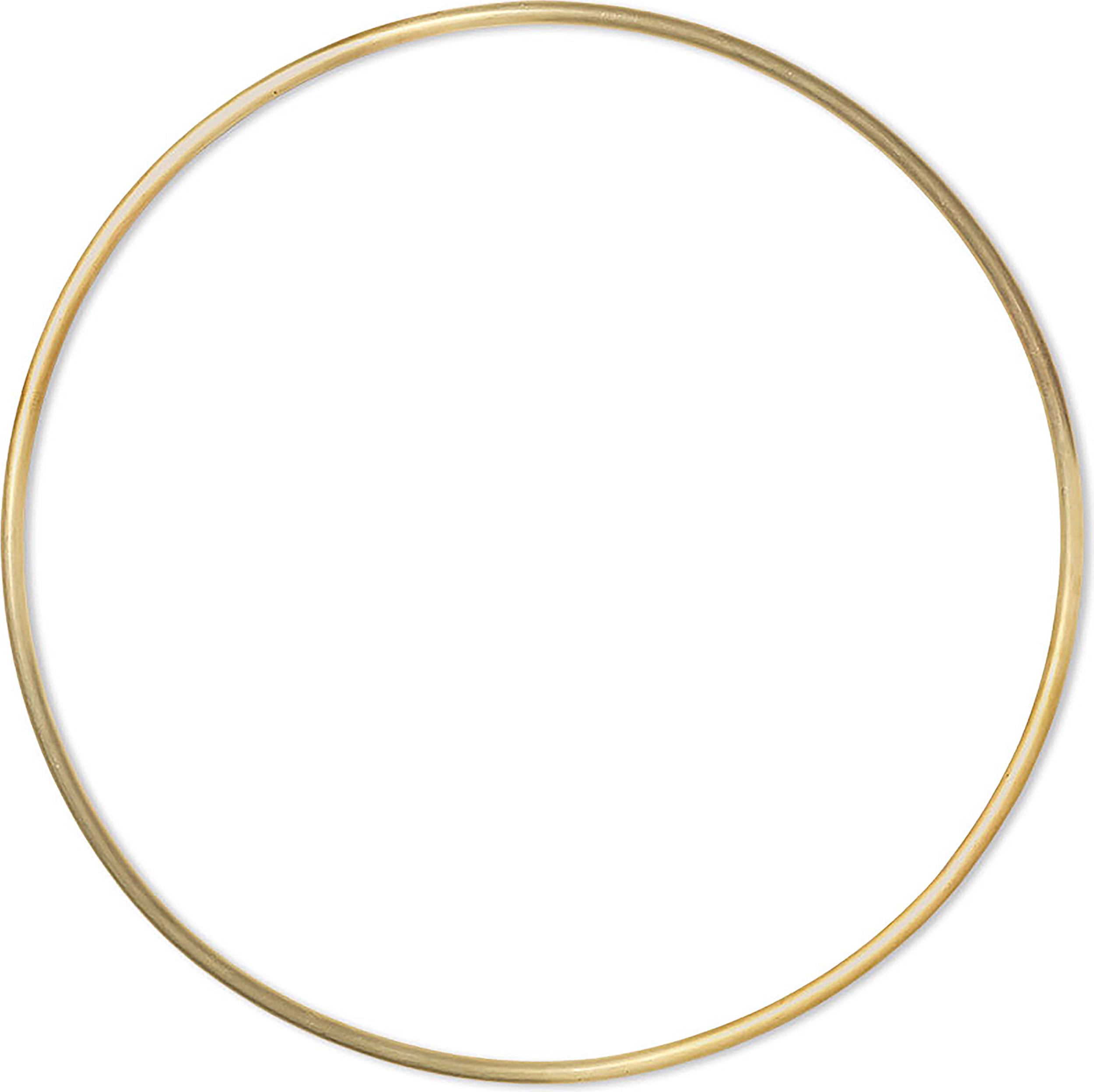 Dekoracja ścienna Deco Frame okrąg 45 cm mosiądz