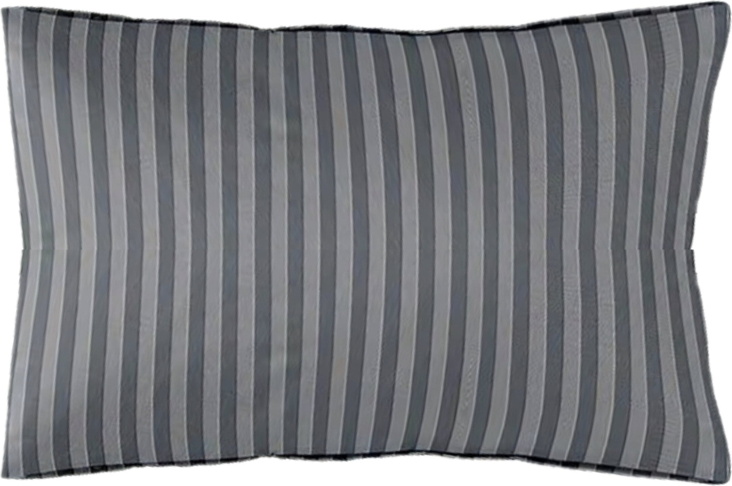 Poszewka na poduszkę Soft Lines 40 x 80 cm szara z bawełny flanelowej