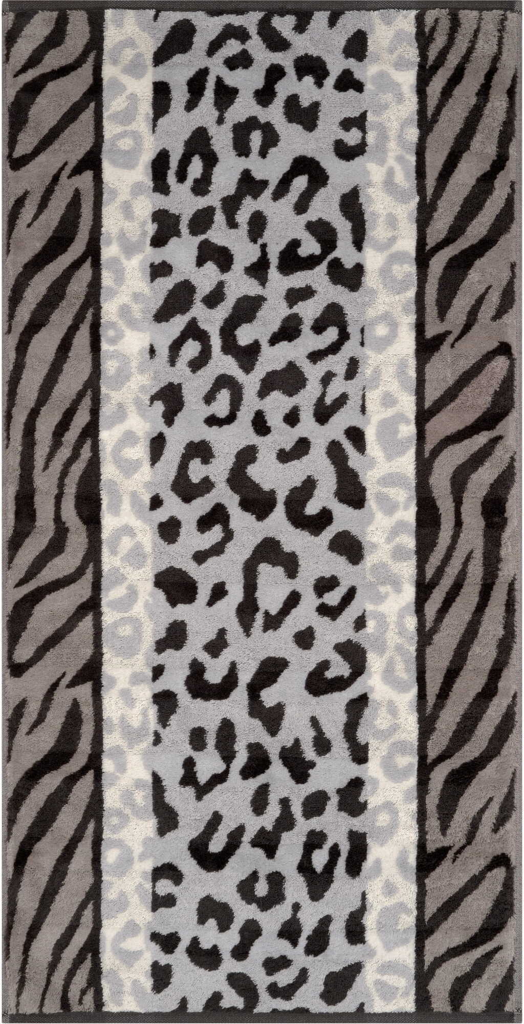 Ręcznik kąpielowy Noblesse Animal 80 x 150 cm metaliczny