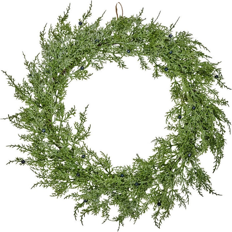 Dekoracja świąteczna Pine wieniec 55 cm zielona