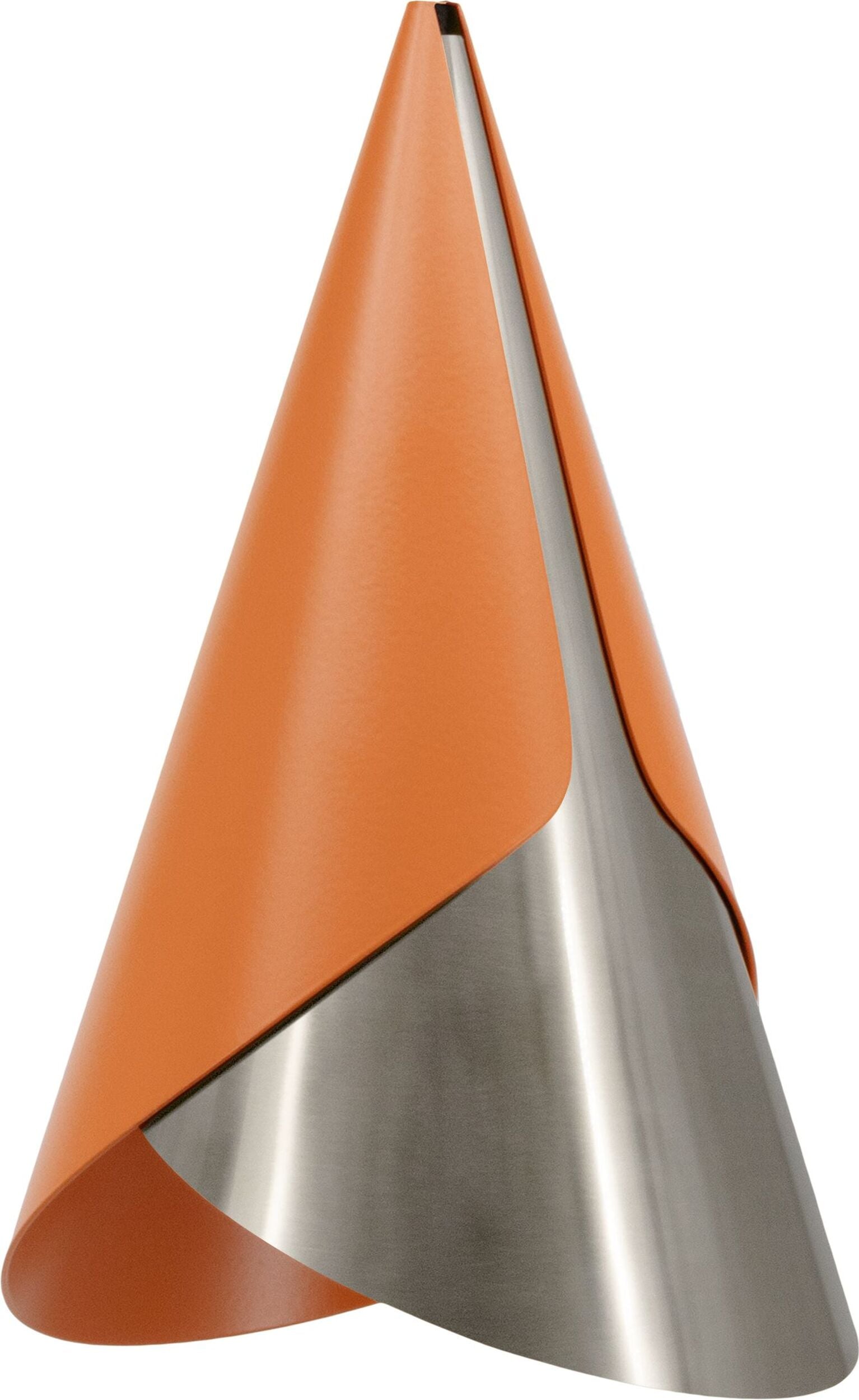 Lampa wisząca Cornet pomarańczowo-srebrna