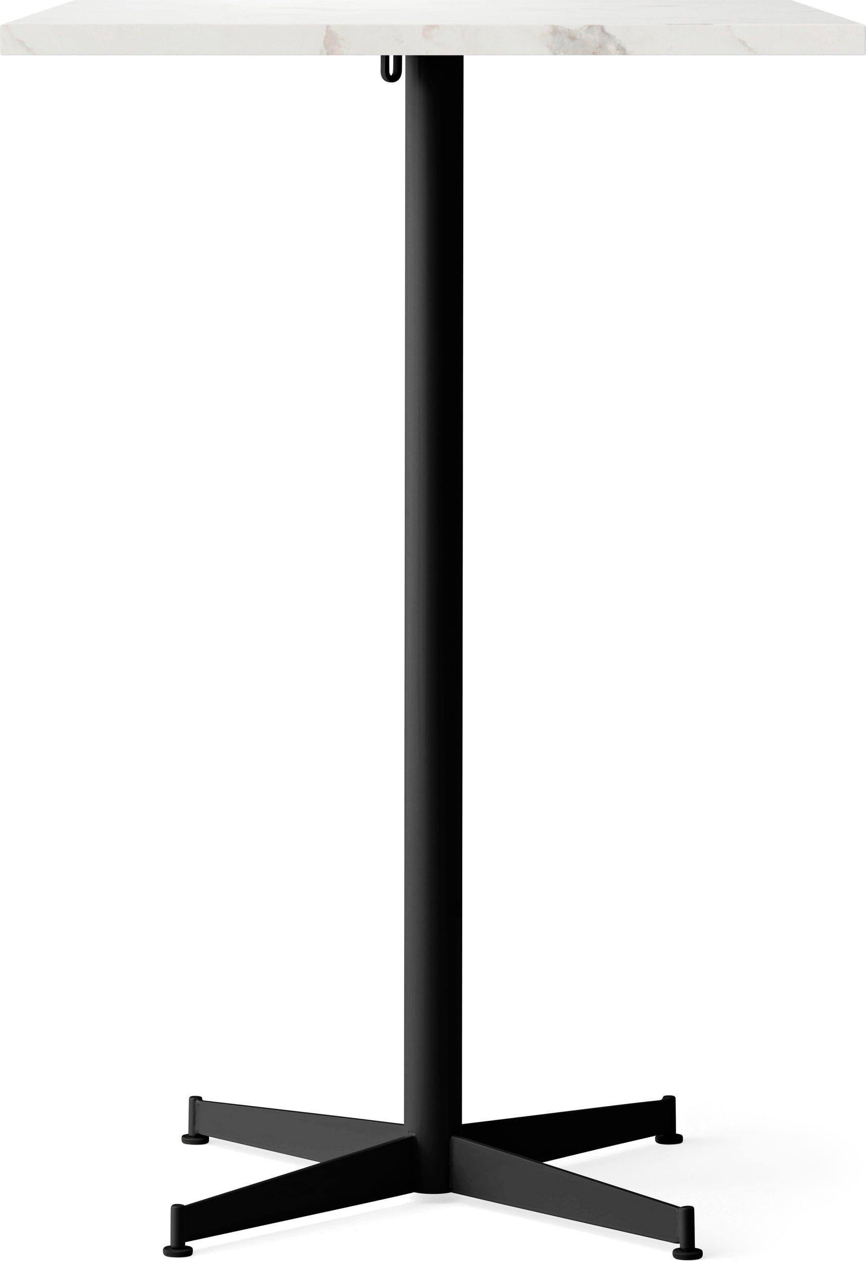 Stół barowy z czarną podstawą Nook Star Base Estremoz kwadratowy 103 cm