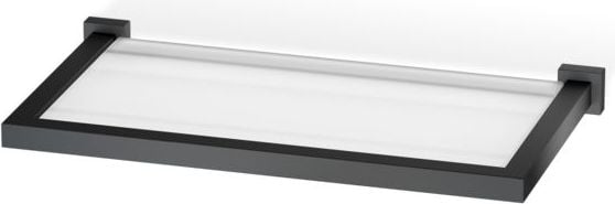 Półka łazienkowa Corner 30 cm czarny mat