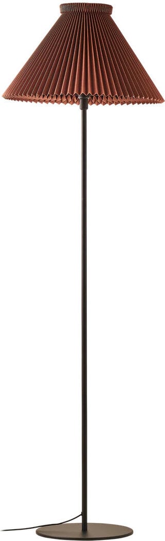 Lampa podłogowa LK 334 155 cm brązowa z papierowym kloszem