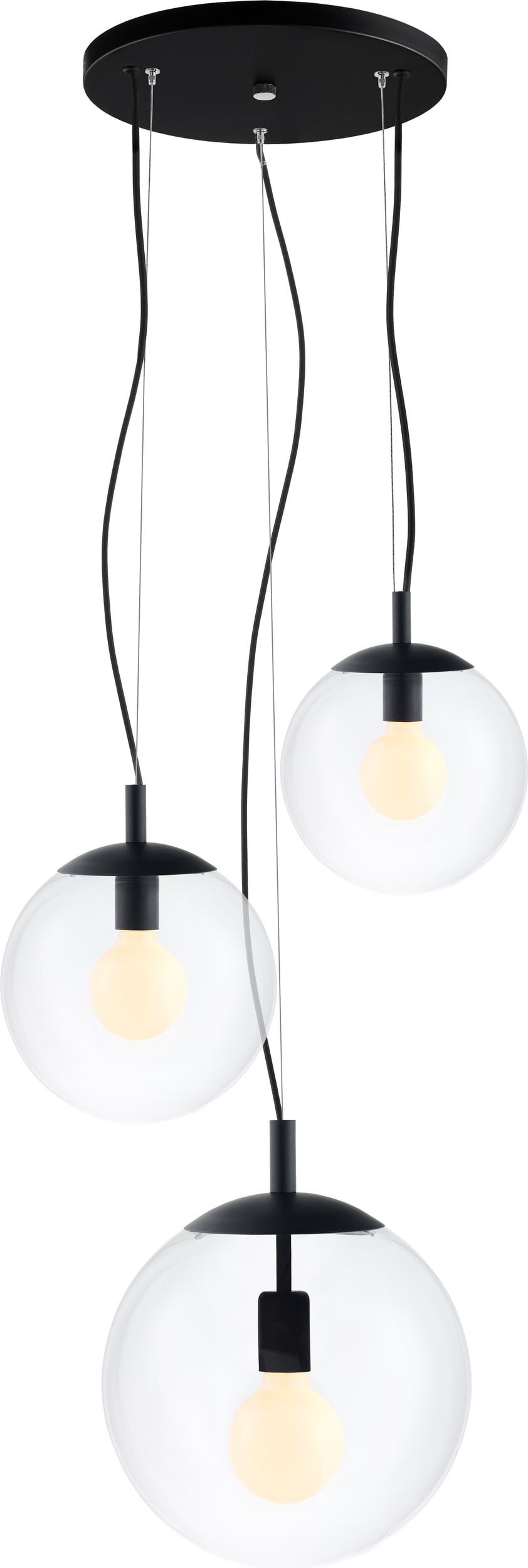 Lampa wisząca Alur 2 czarna