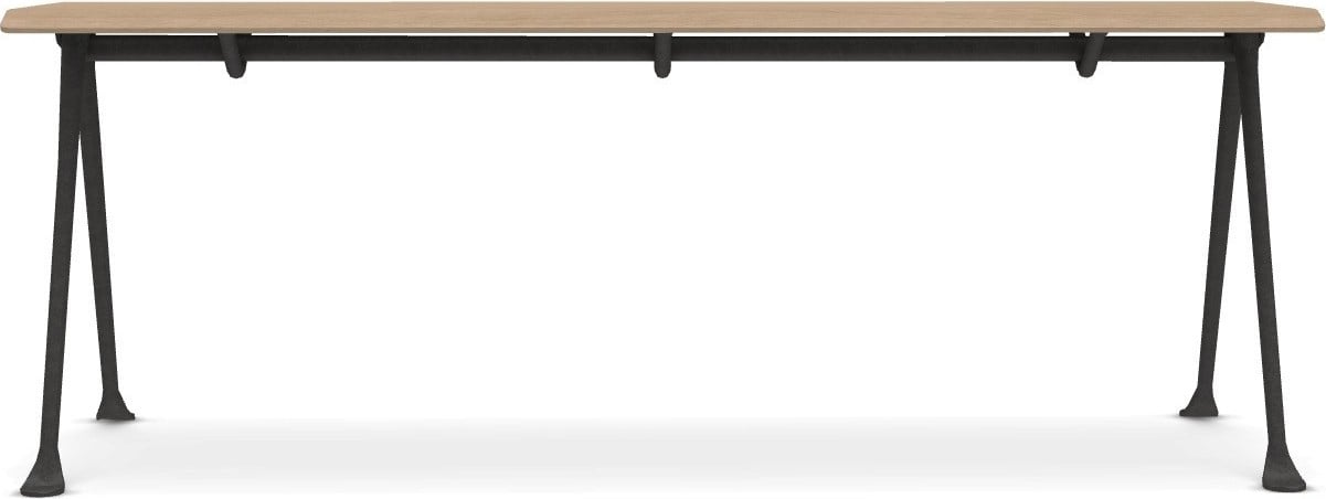 Ławka Officina 120 cm naturalny buk z antracytową ramą