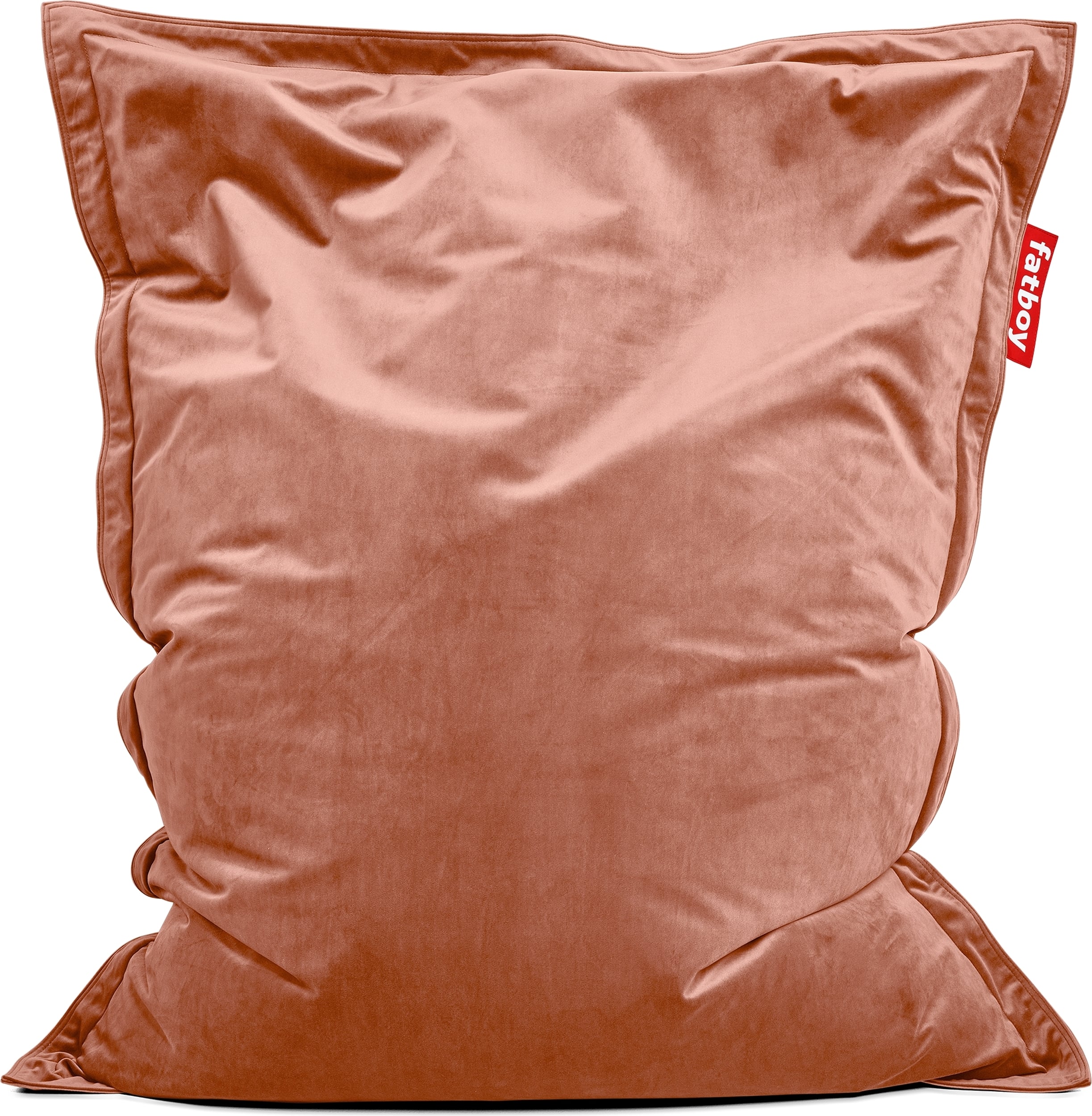 Puf Fatboy The Original Slim Velvet różowobrązowy z recyklingu