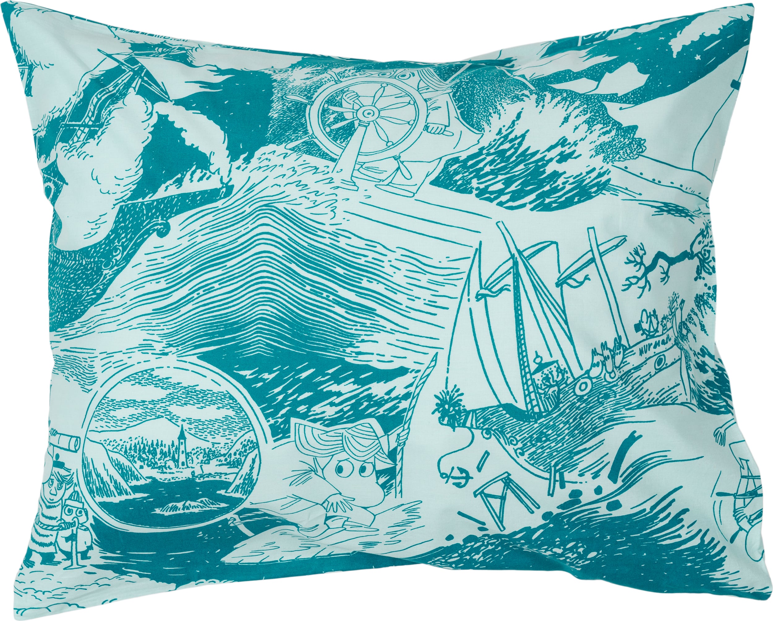 Poszewka na poduszkę Arabia Finland Muminki Sailing 50 x 60 cm