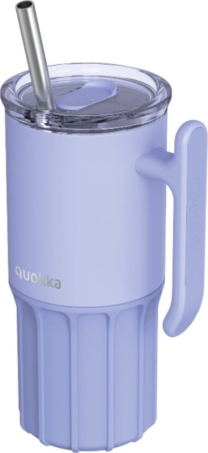 Kubek termiczny ze słomką Quokka Umi 720 ml lawendowy