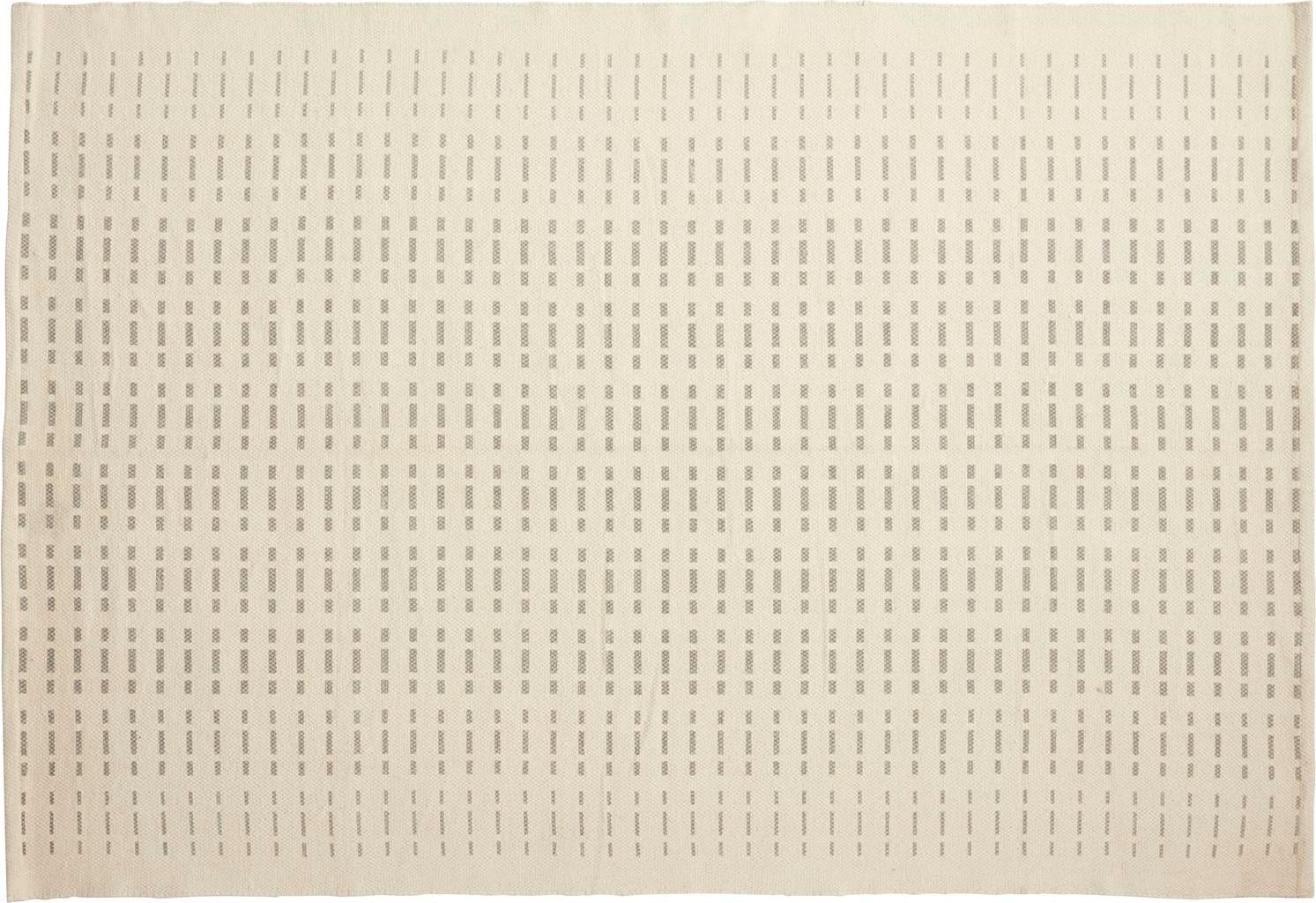 Dywan Hübsch w szare paski 120 x 180 cm beżowy