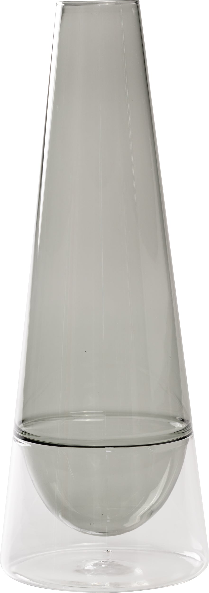 Wazon Conosfera 35 cm szary