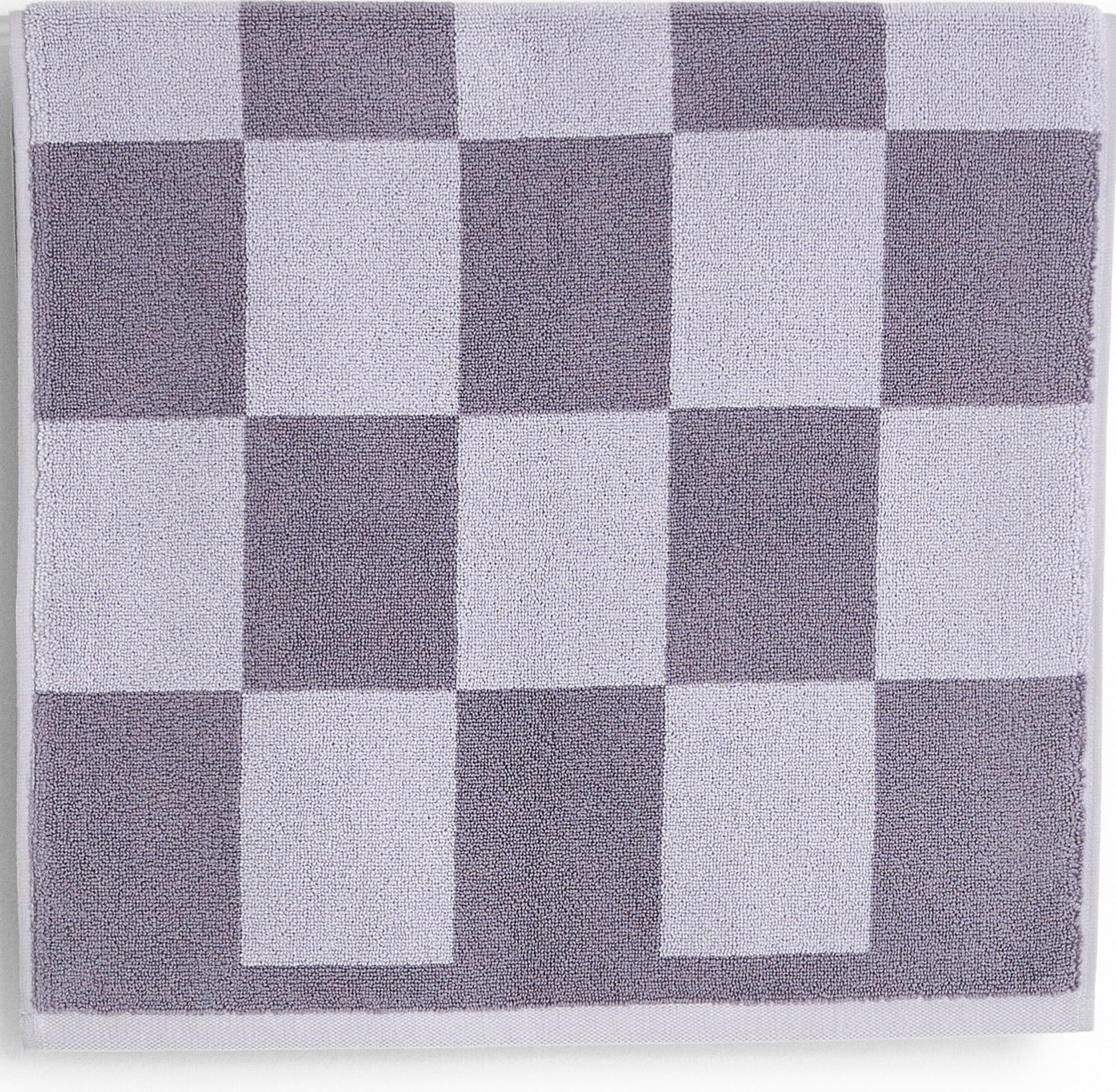 Ręcznik podłogowy Check 50 x 90 cm lawendowy