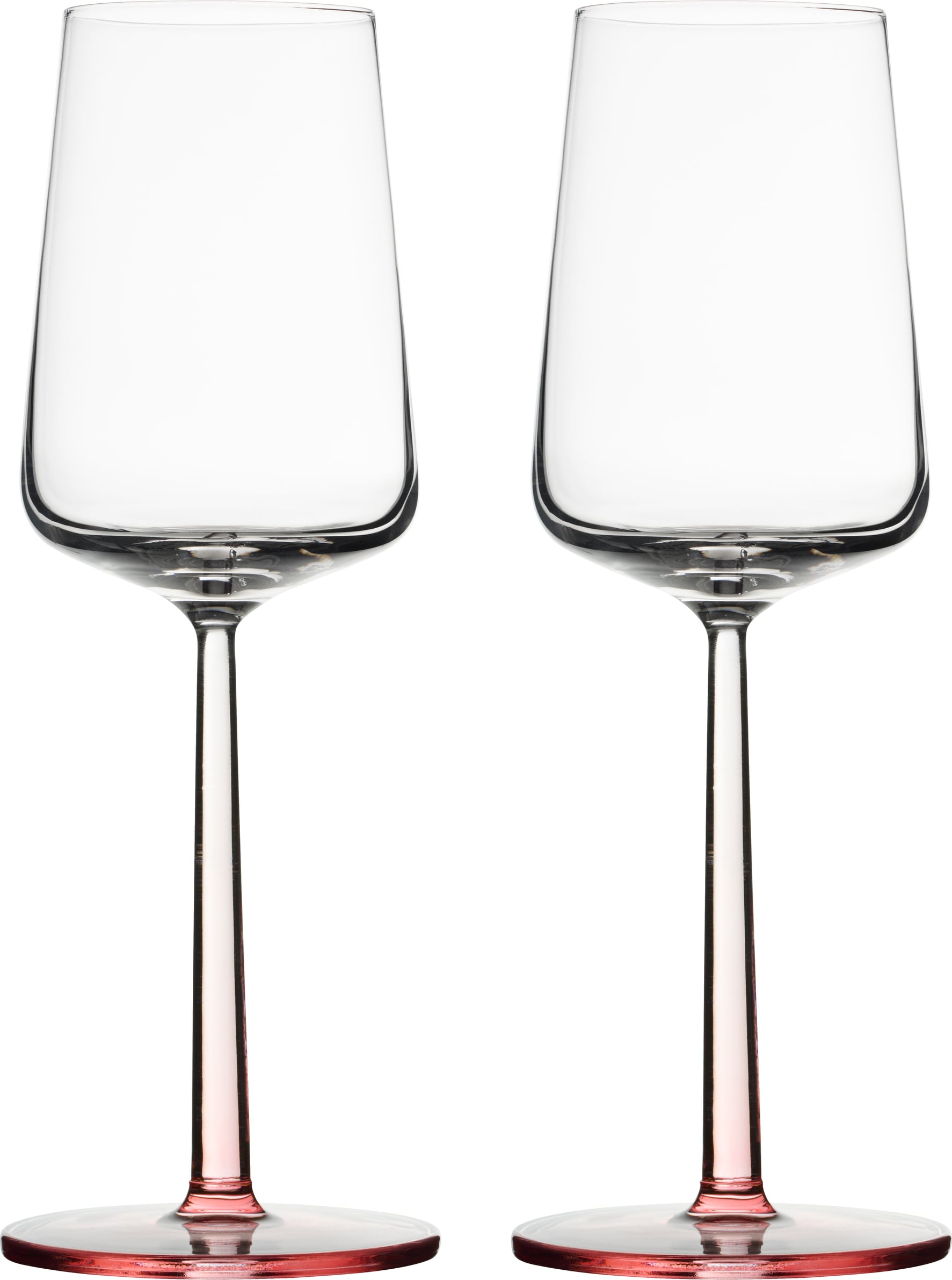 Kieliszki do wina białego Essence 330 ml przezroczysto-różowe 2 szt.