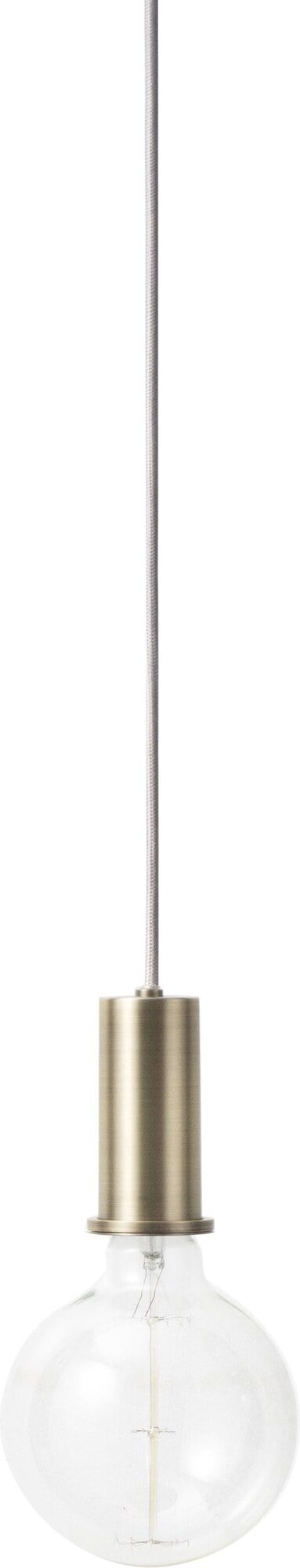 Lampa wisząca Socket Pendant mała mosiężna