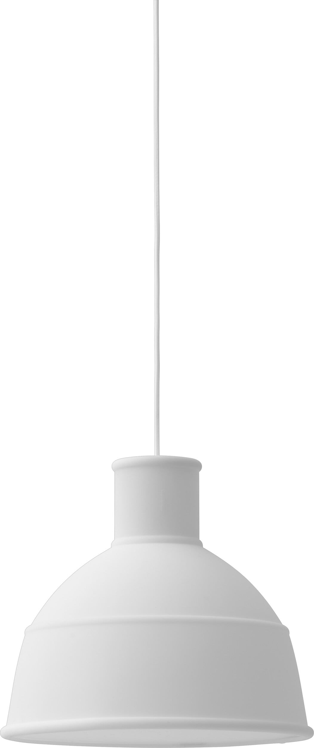 Lampa wisząca Unfold przezroczysta biała